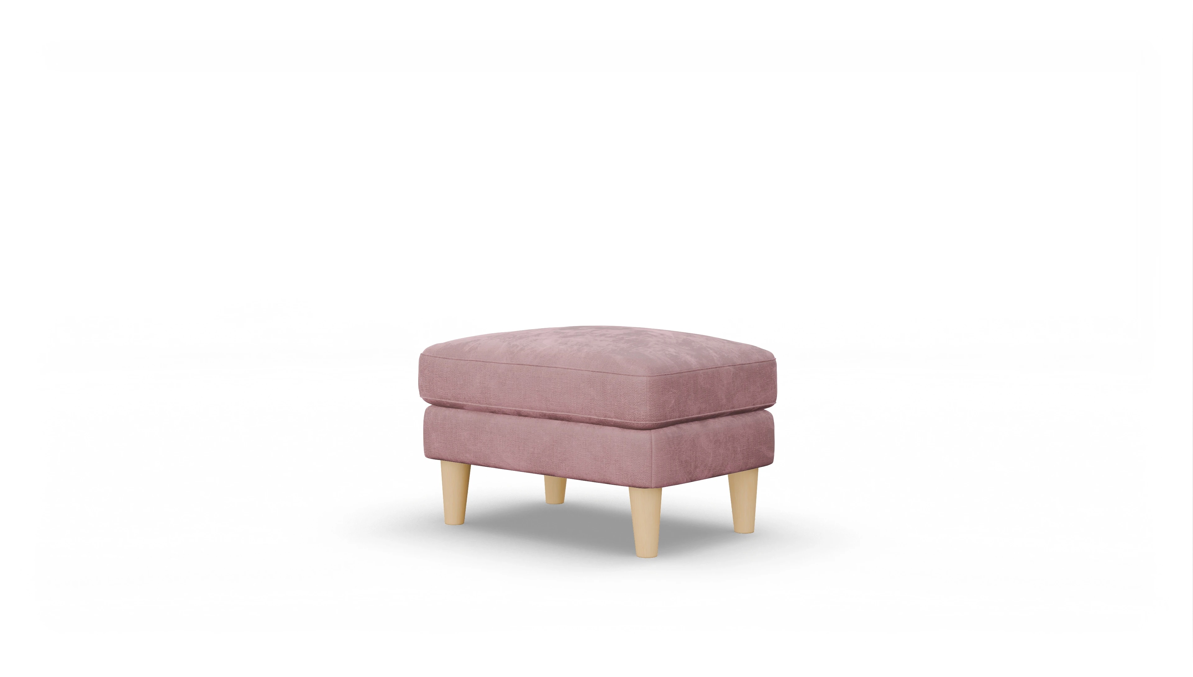 Stoffhocker NewChester.01 Ansicht des Produktes NewChester.01 Hocker in Stoff rot
