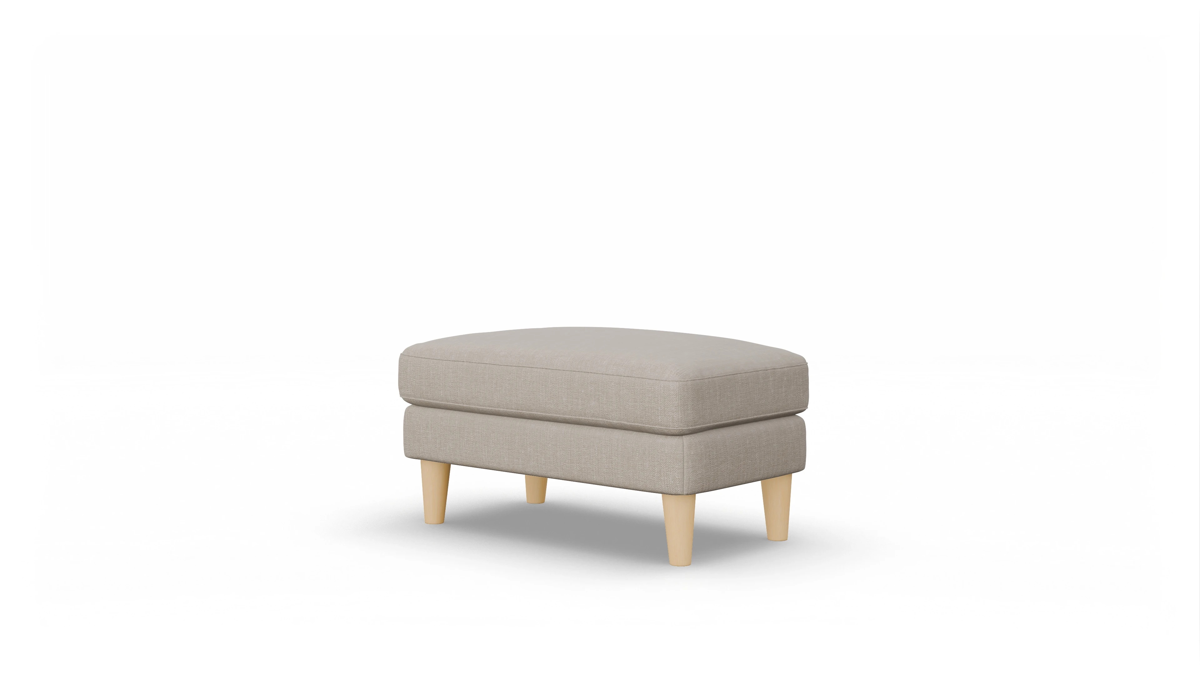 Ansicht des Produktes NewChester.01 Hocker in Stoff braun