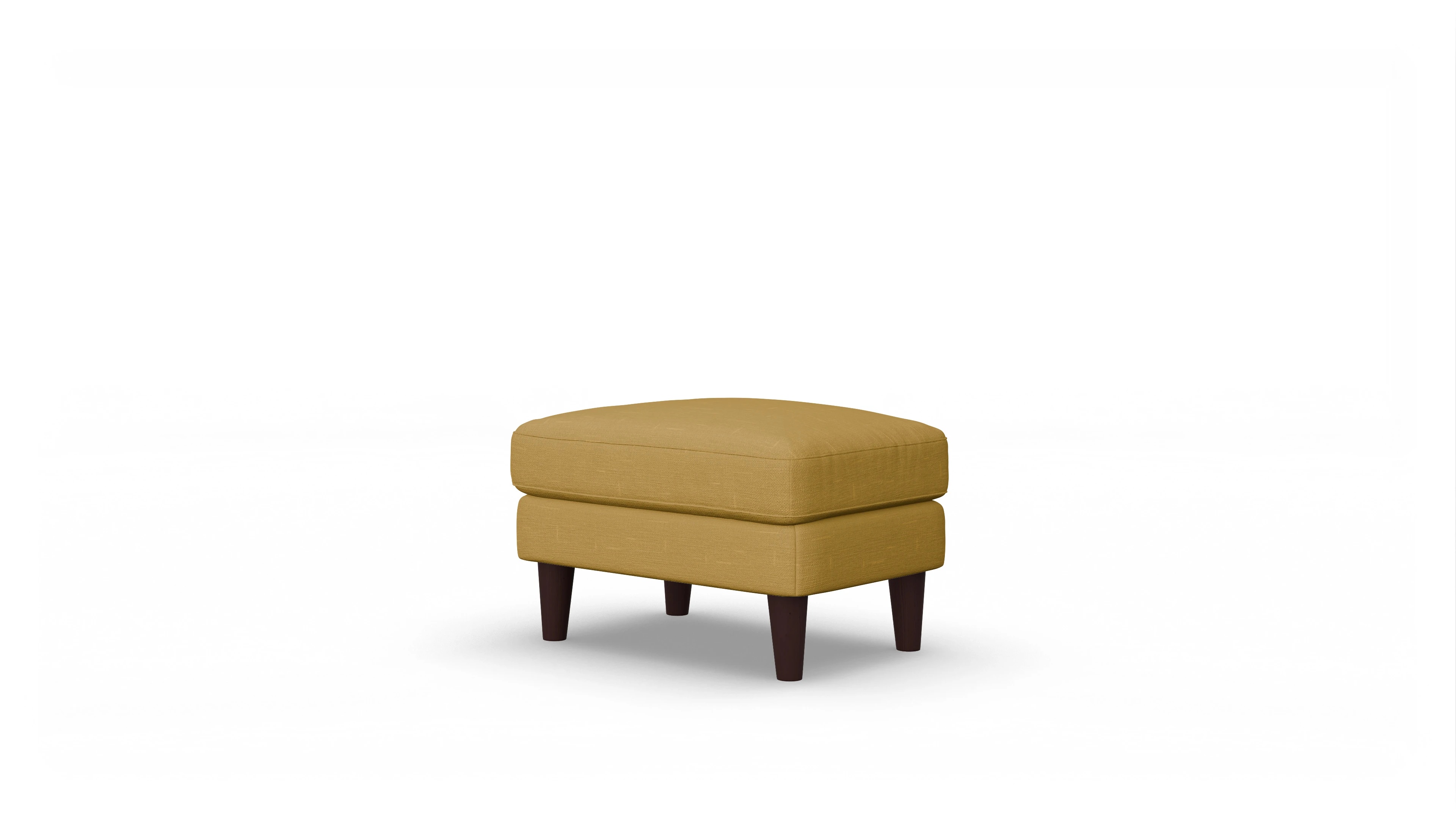 Ansicht des Produktes NewChester.01 Hocker in Stoff gelb