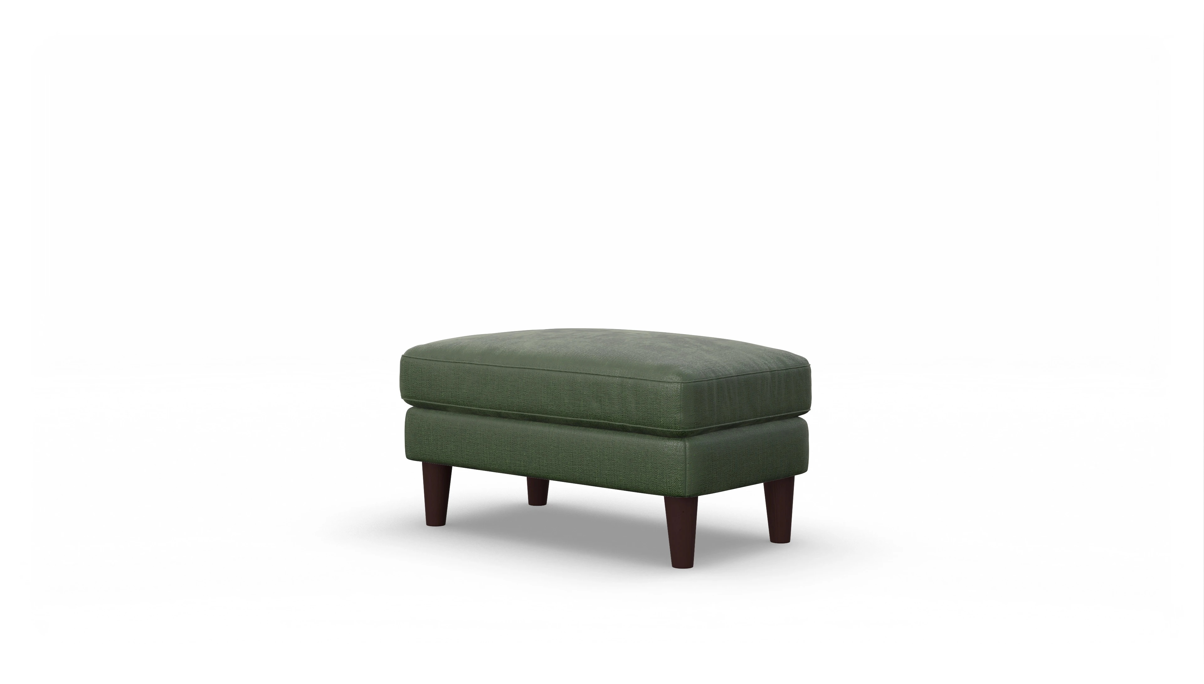 Stoffhocker NewChester.01 Ansicht des Produktes NewChester.01 Hocker in Stoff grün