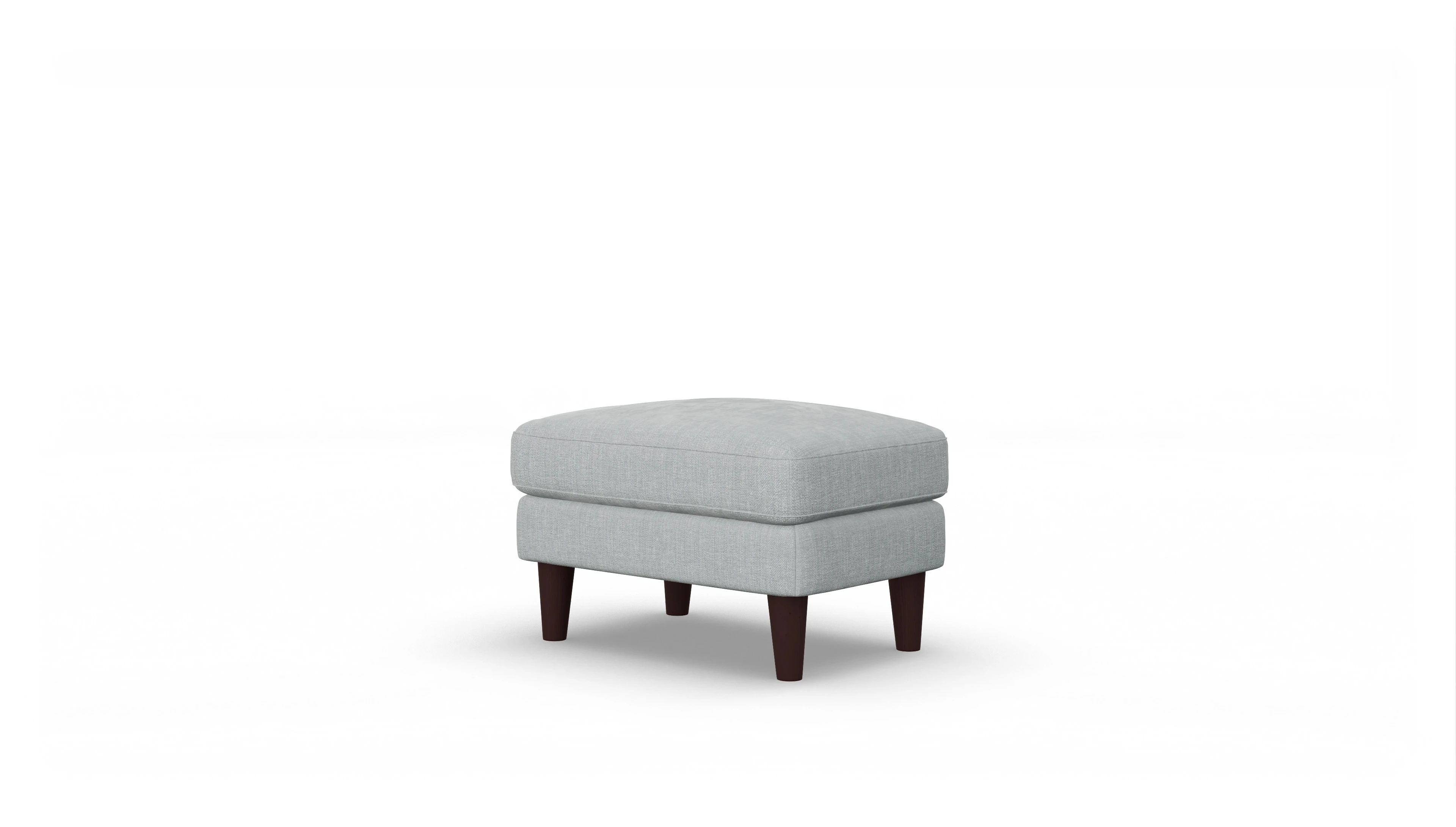 Stoffhocker NewChester.01 Ansicht des Produktes NewChester.01 Hocker in Stoff grau
