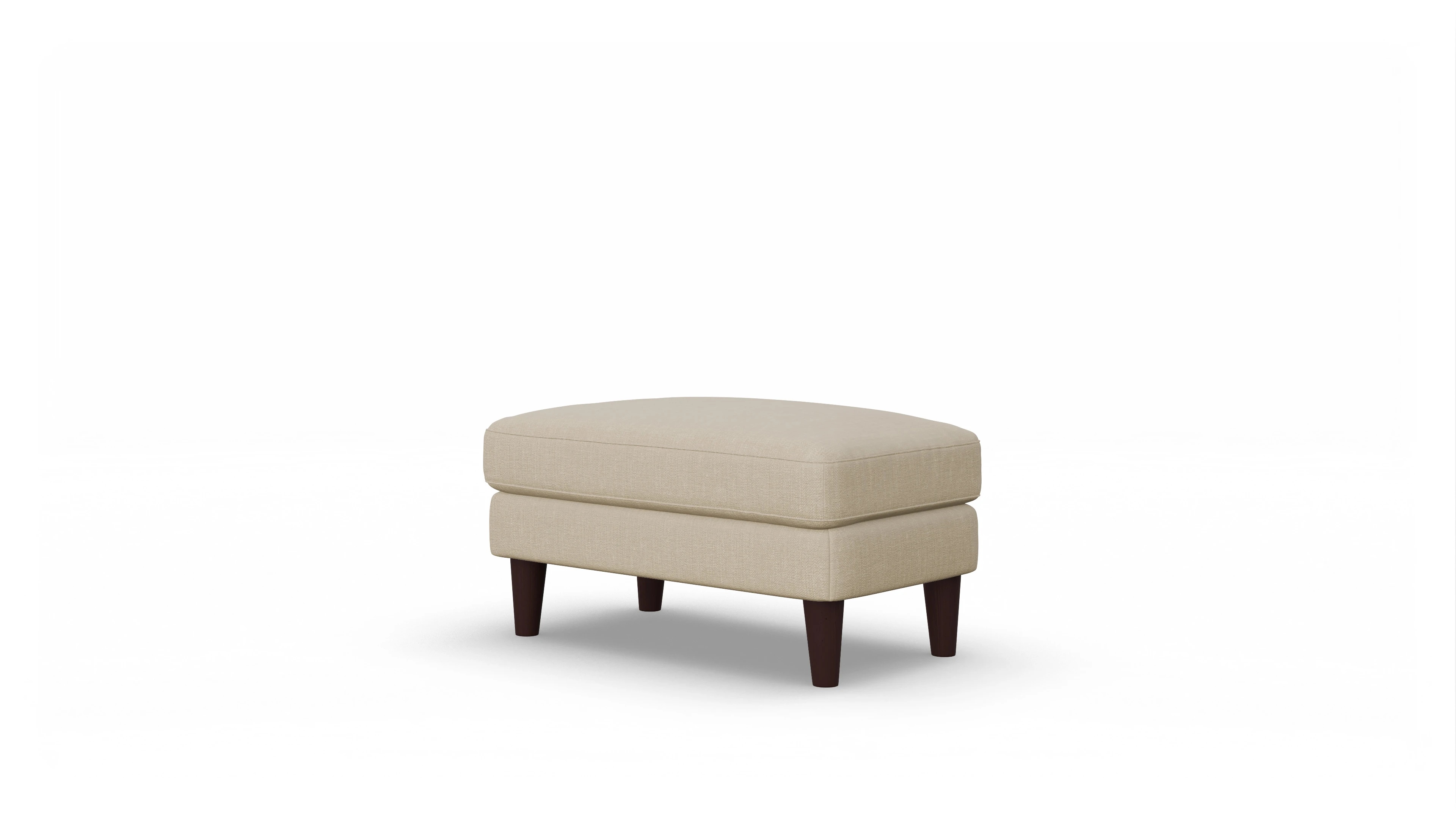 Stoffhocker NewChester.01 Ansicht des Produktes NewChester.01 Hocker in Stoff beige