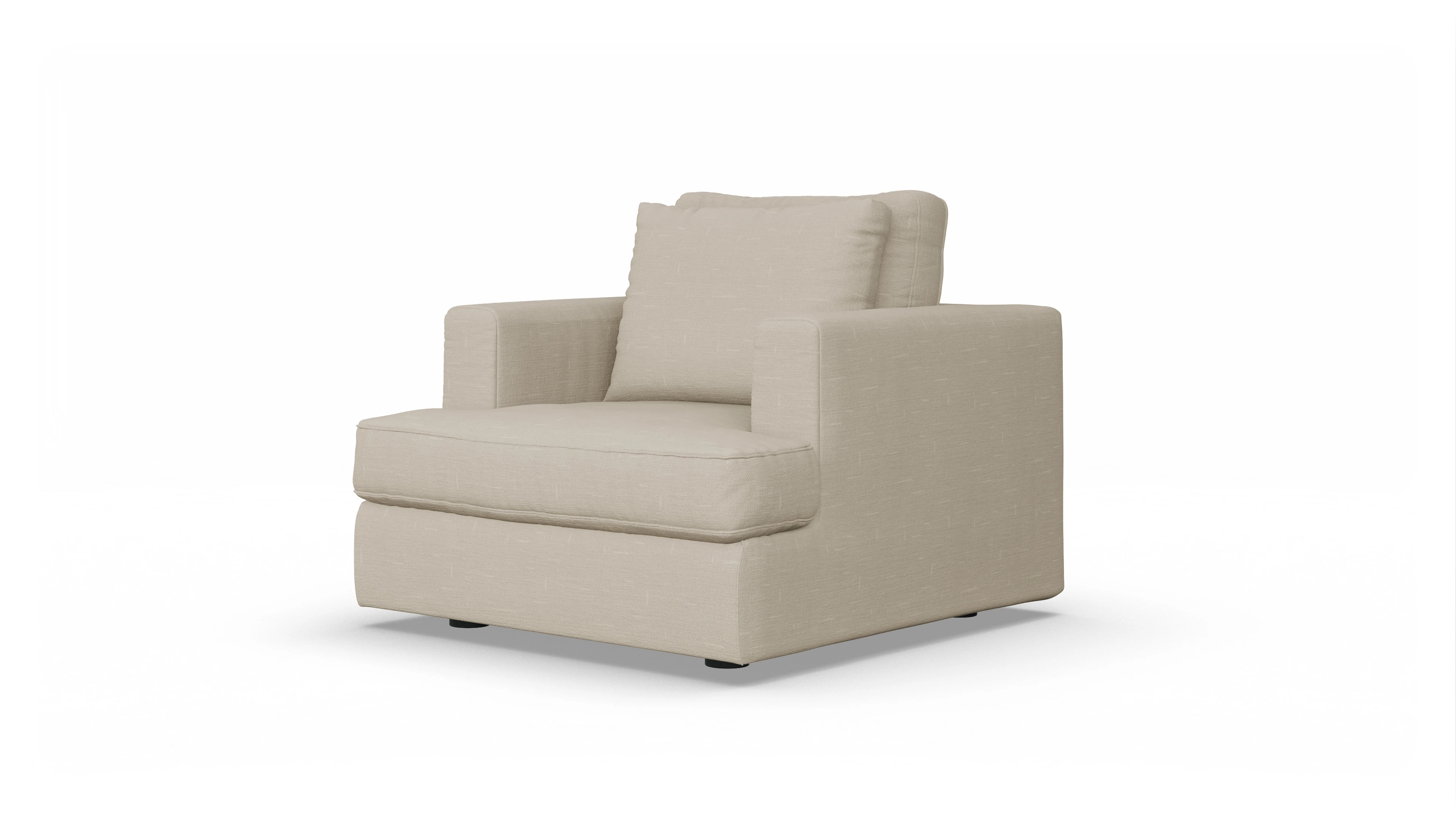 Ansicht des Produktes Sospiri Sessel in Stoff beige