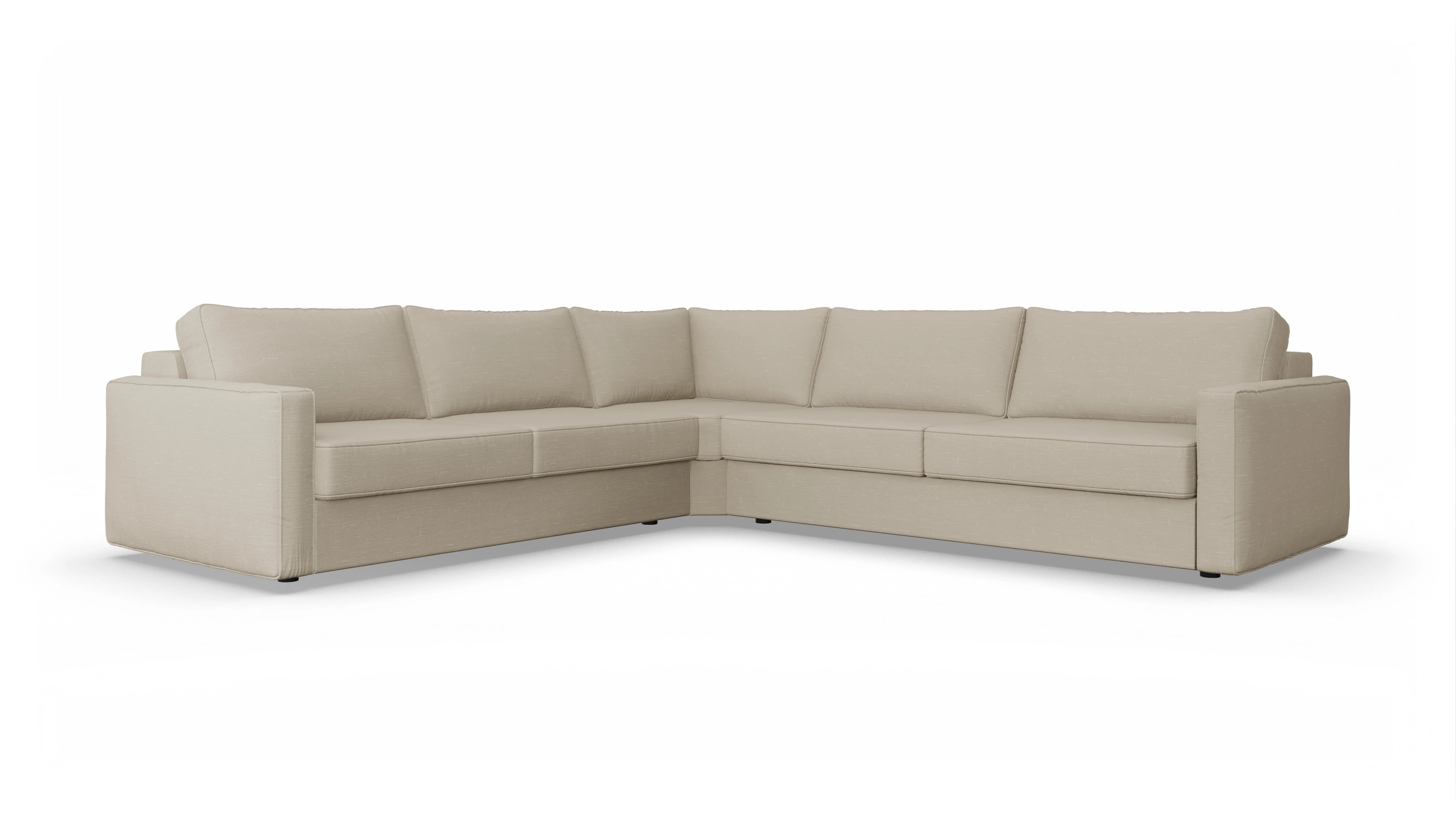 Ansicht des Produktes Ferali Ecksofa Links in Stoff beige