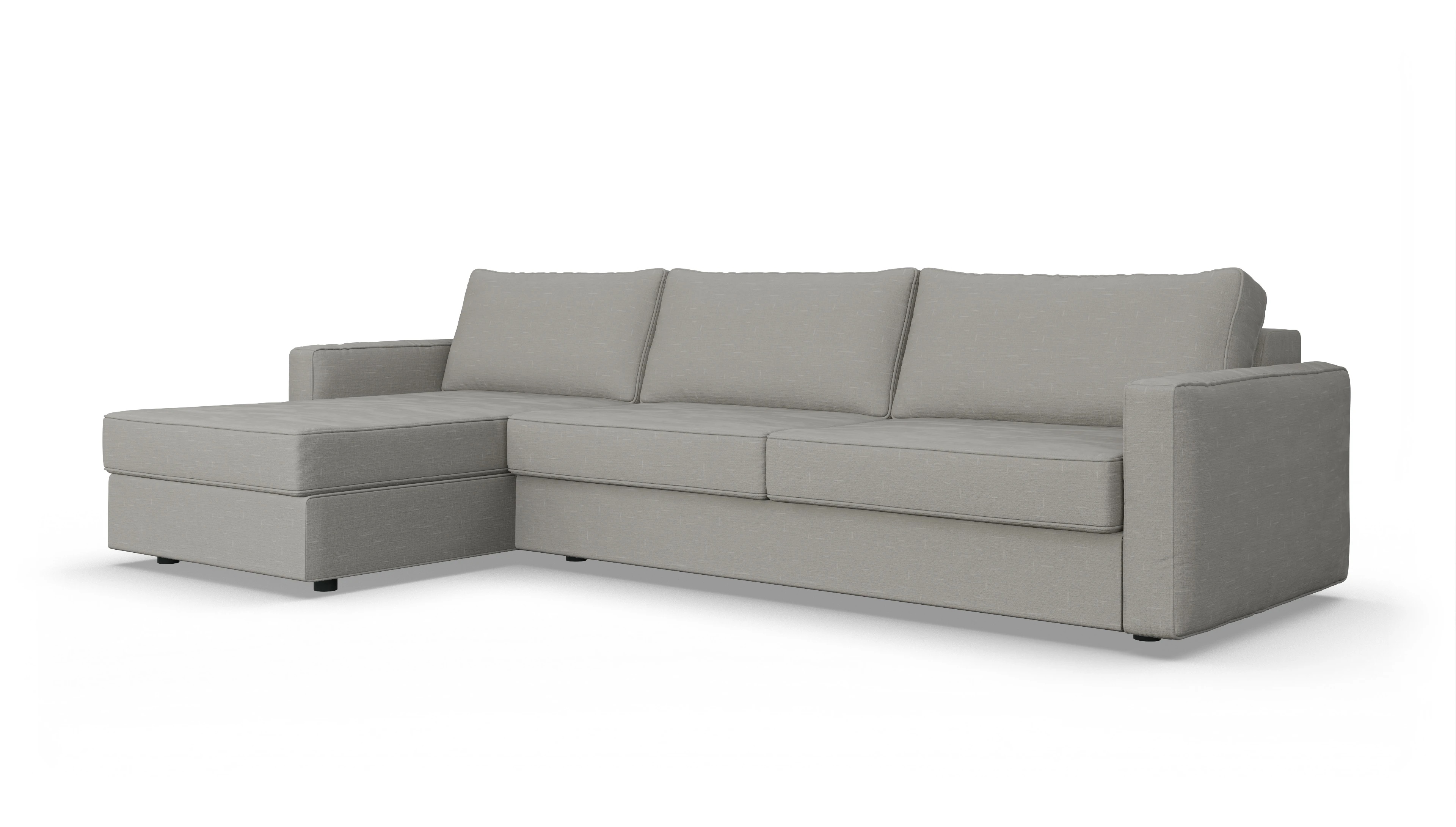 Ansicht des Produktes Ferali Sofa mit Rec links in Stoff grau