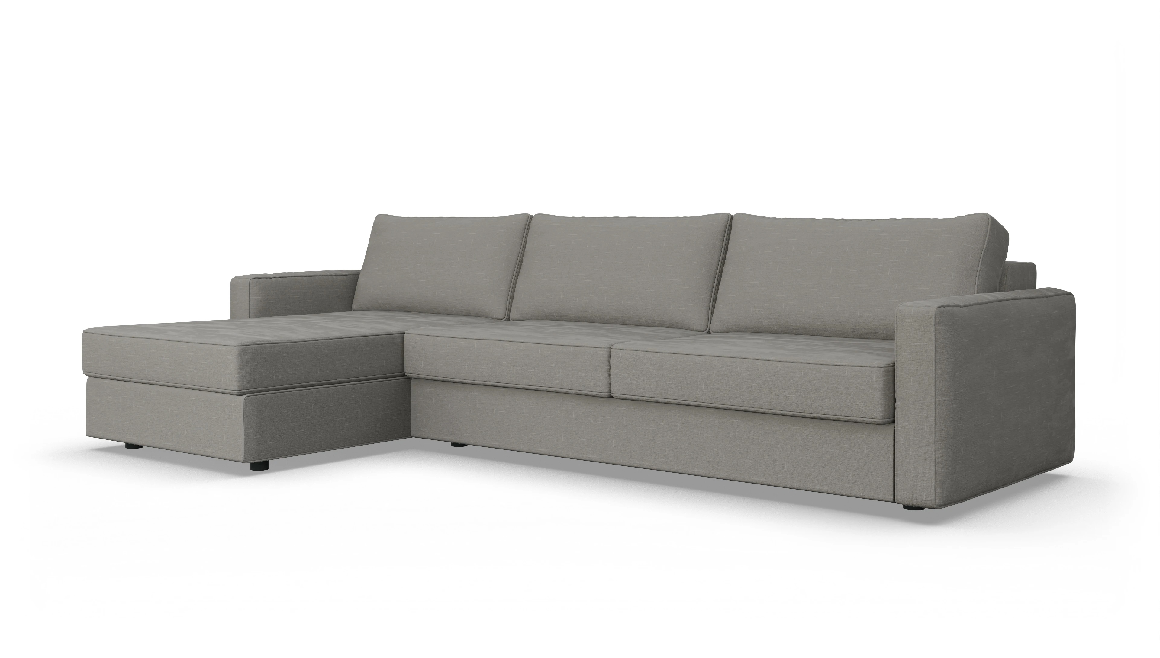 Ansicht des Produktes Ferali Sofa mit Rec links in Stoff grau