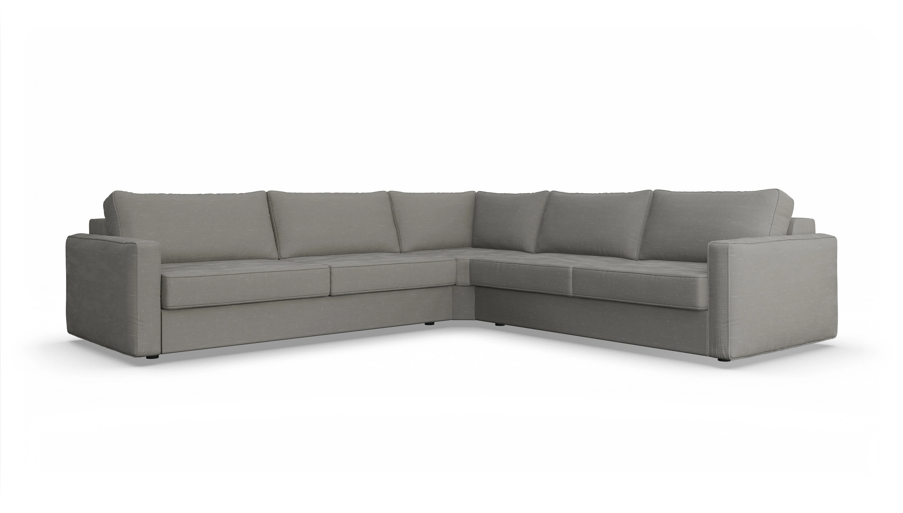 Ansicht des Produktes Ferali Ecksofa Rechts in Stoff grau