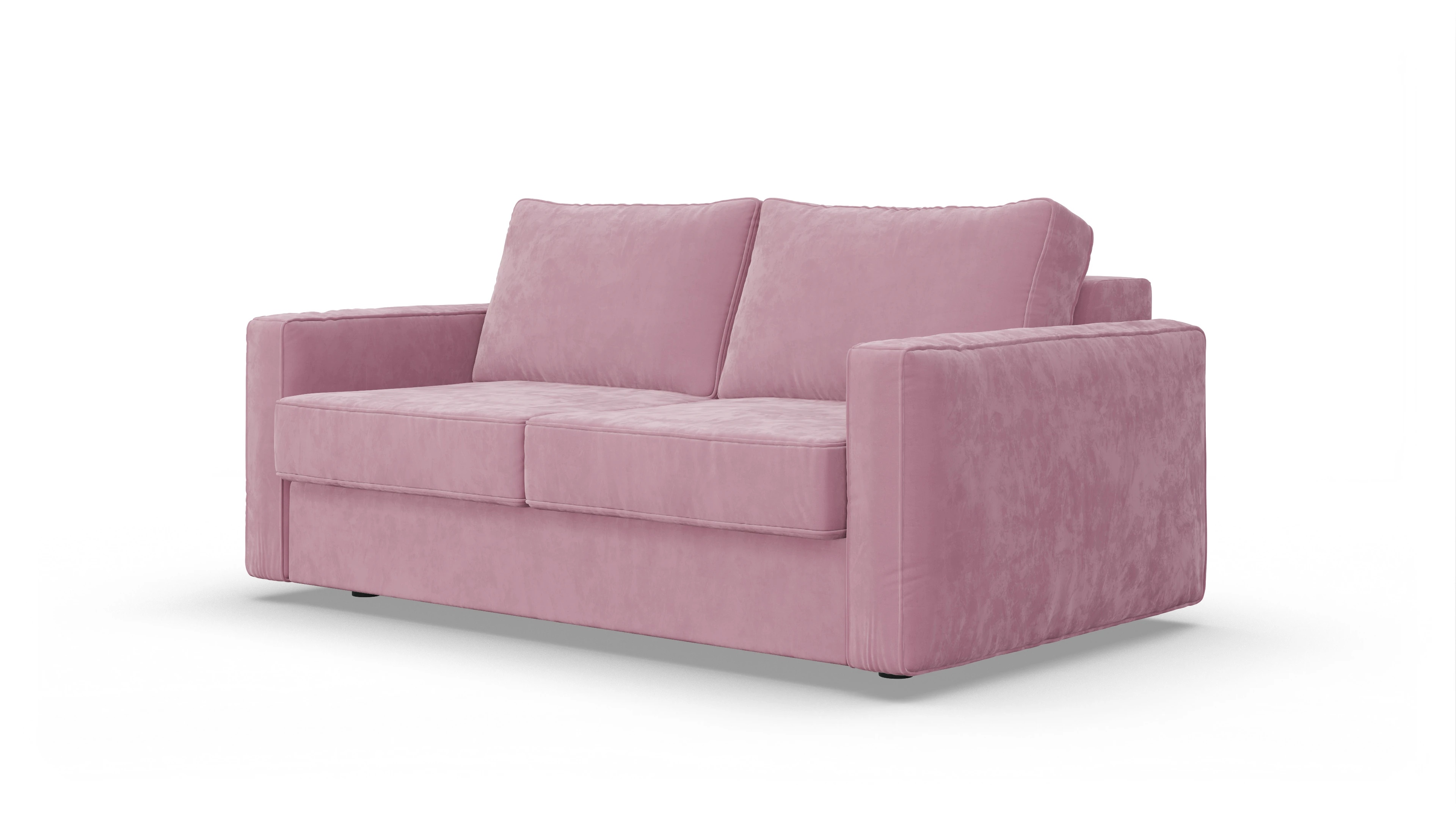 Design-Couch Ferali Ansicht des Produktes Ferali 2-Sitzer in Samt rot