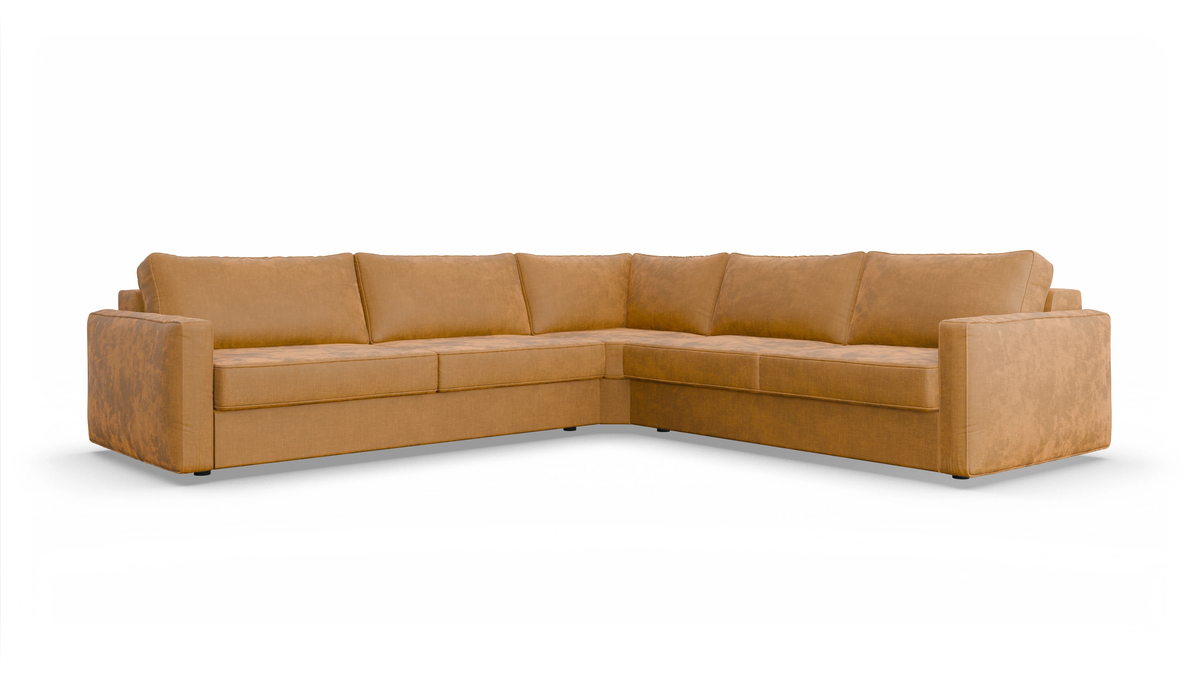 Ansicht des Produktes Ferali Ecksofa Rechts in Stoff braun