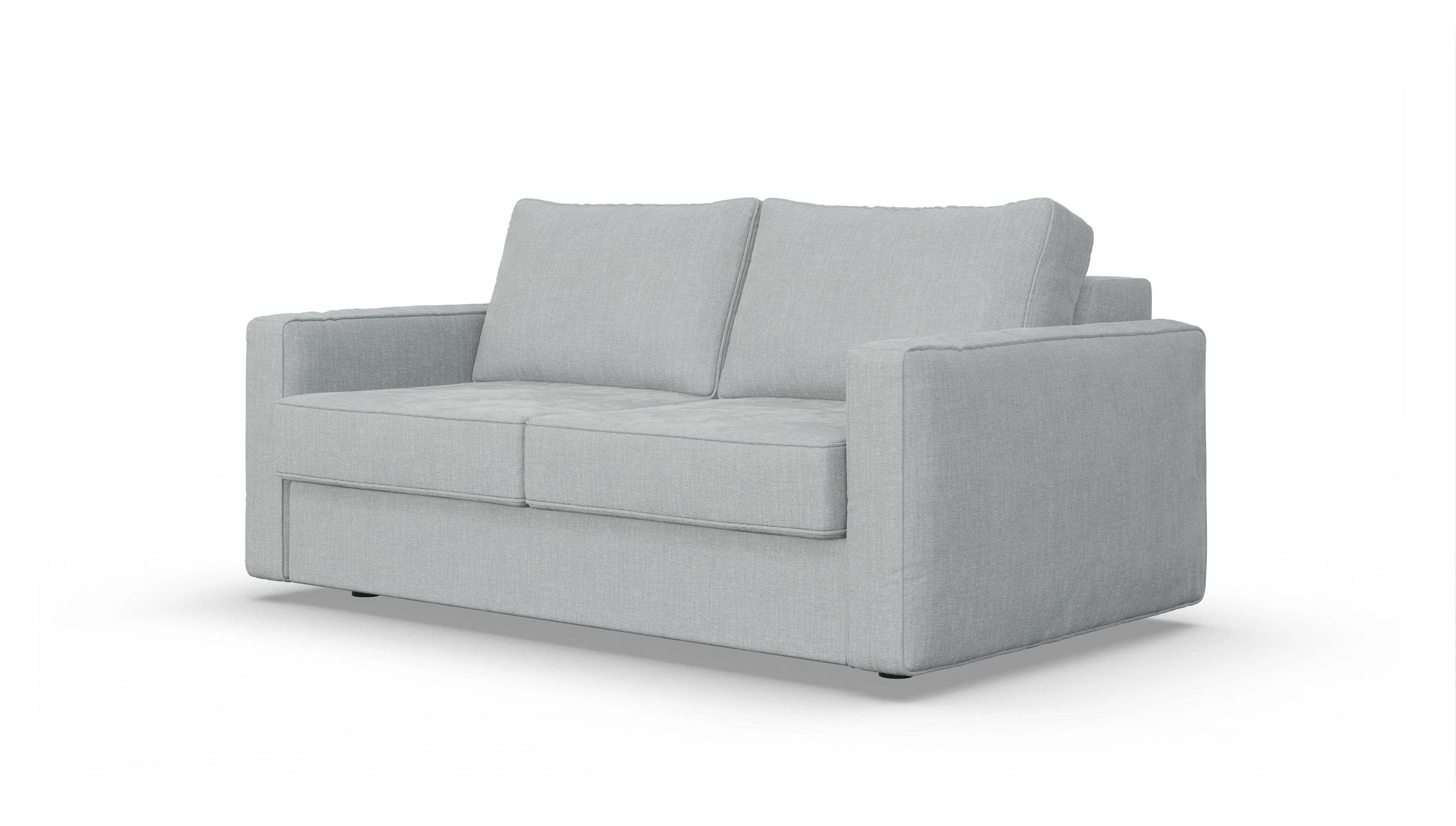 Design-Couch Ferali Ansicht des Produktes Ferali 2-Sitzer in Stoff grau