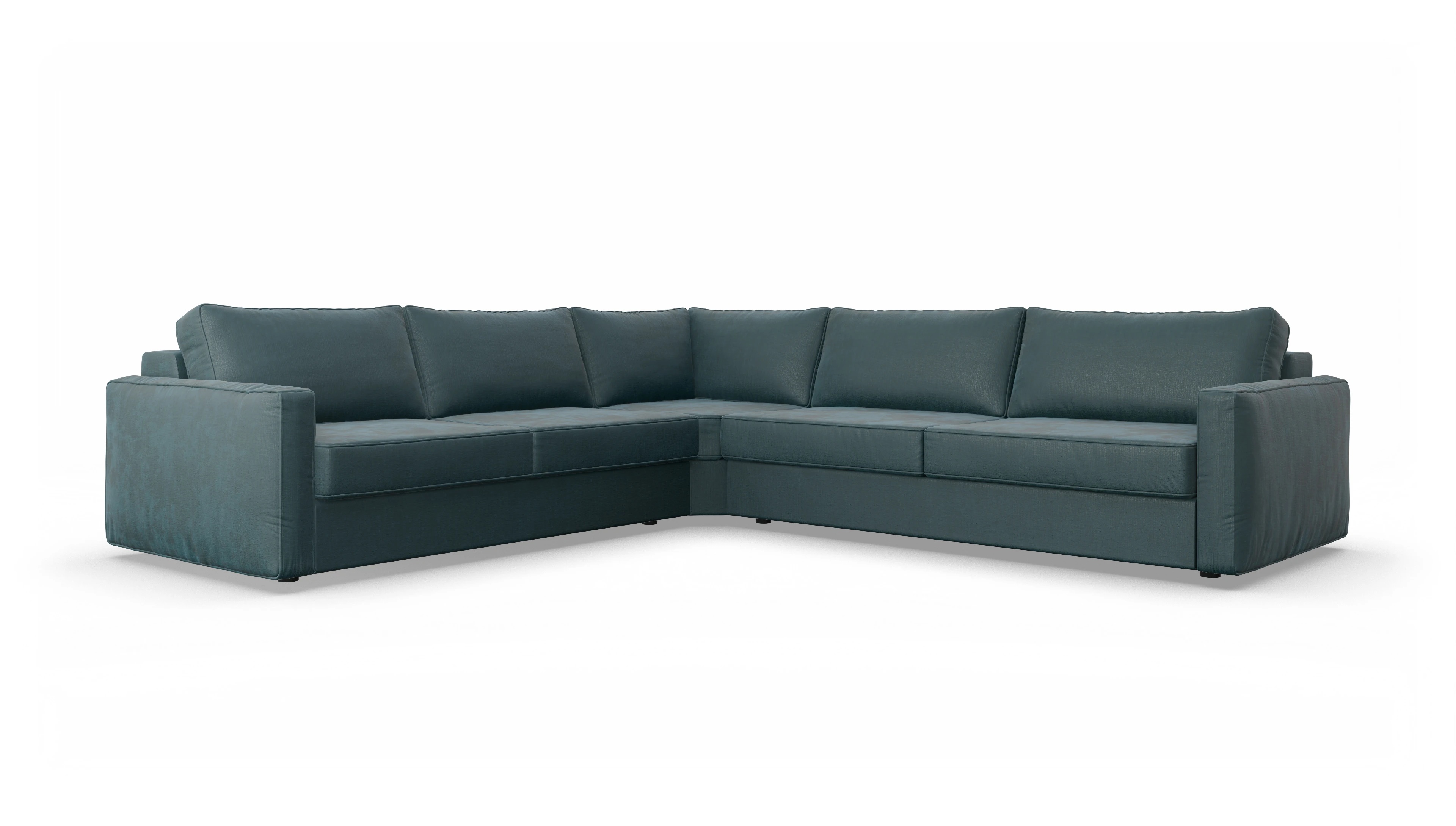 Ansicht des Produktes Ferali Ecksofa Links in Stoff grün