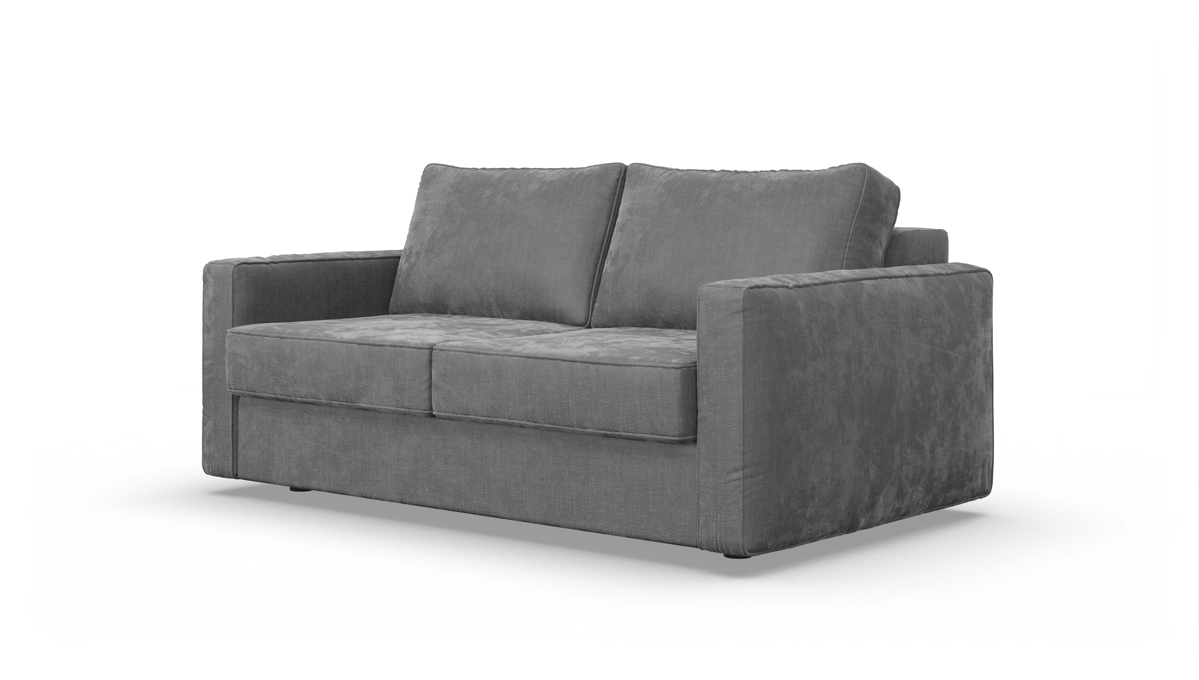 Design-Couch Ferali Ansicht des Produktes Ferali 2-Sitzer in Stoff grau