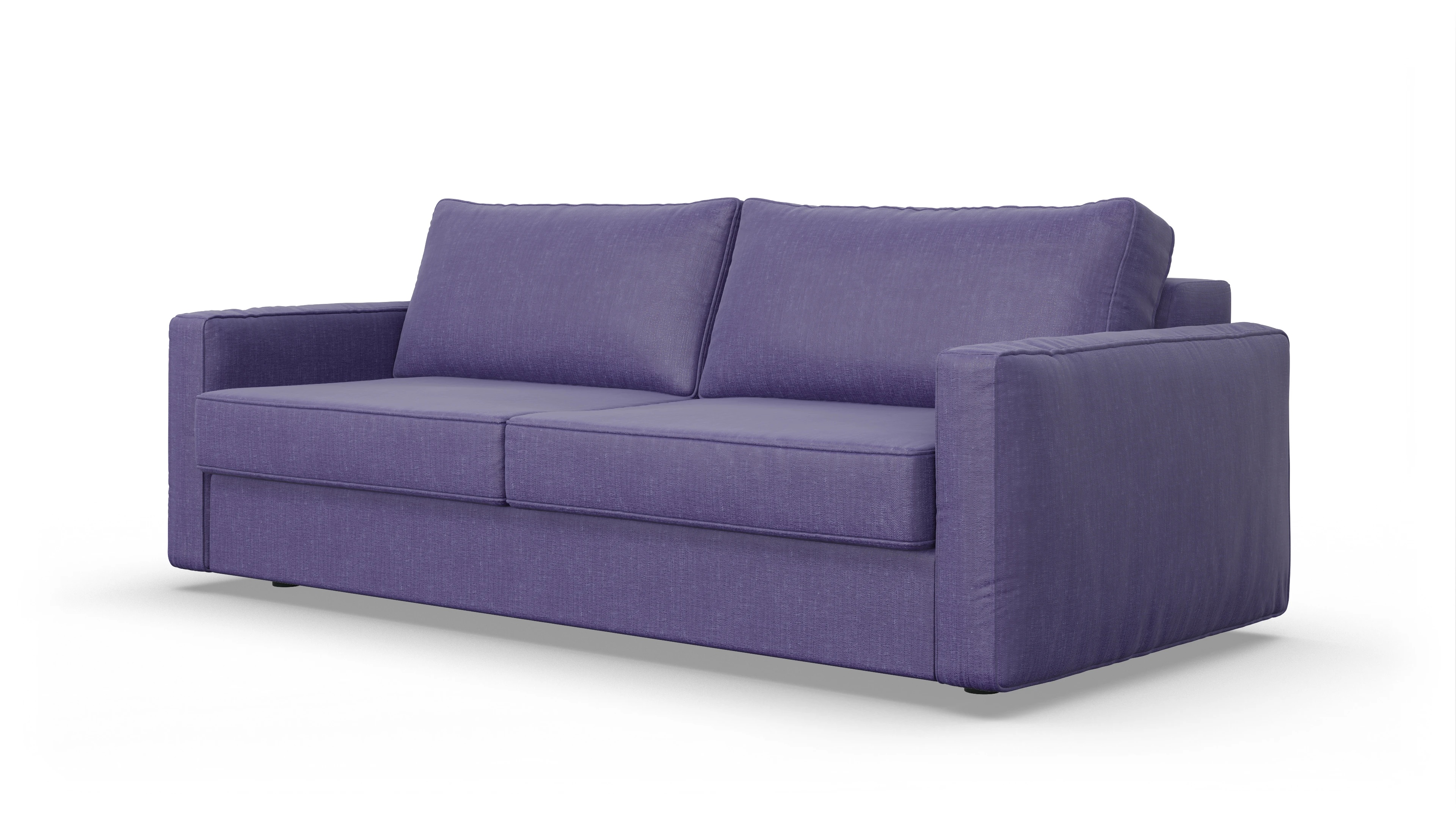 Design-Couch Ferali Ansicht des Produktes Ferali 3-Sitzer in Stoff blau