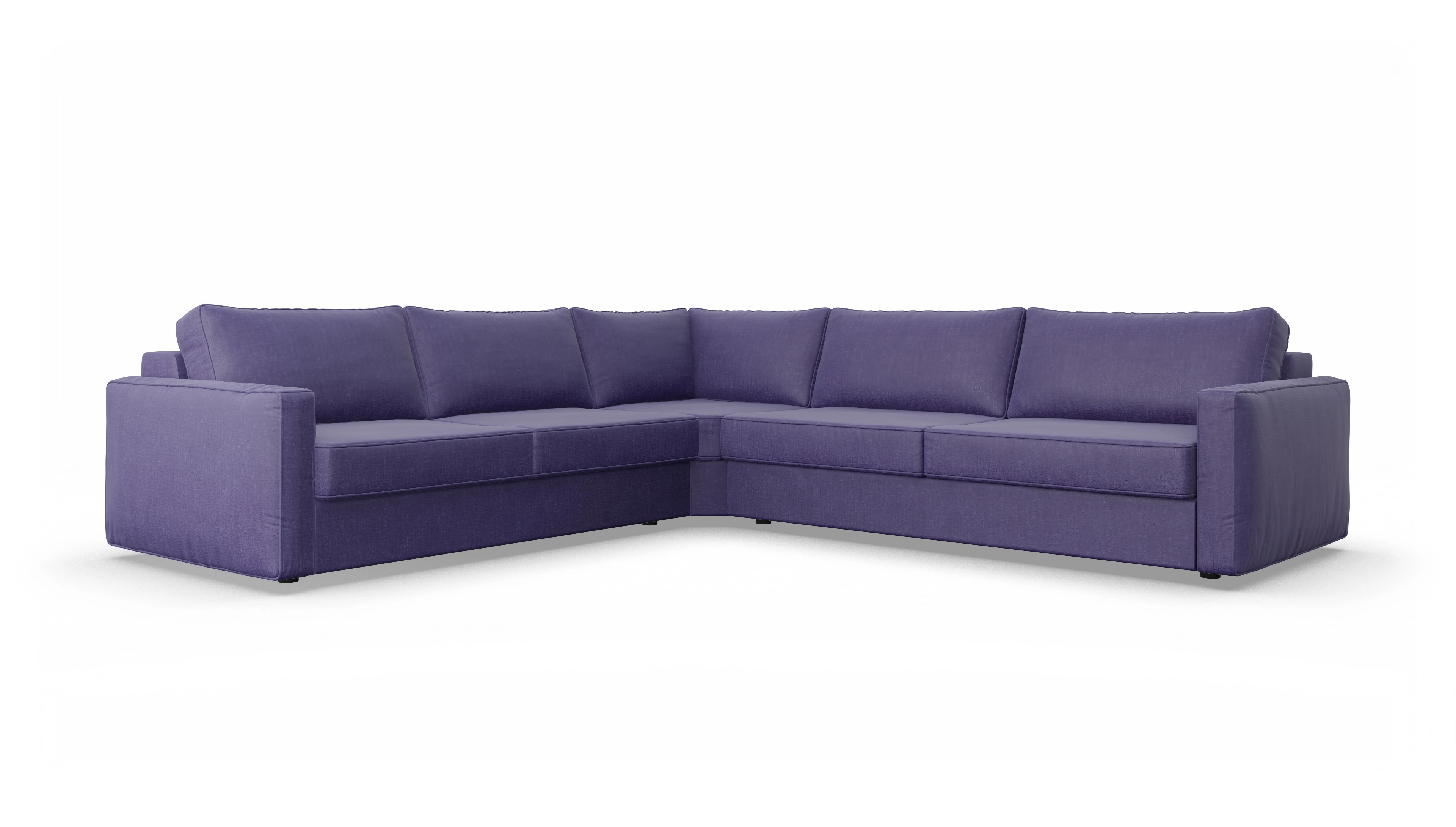 Ansicht des Produktes Ferali Ecksofa Links in Stoff blau