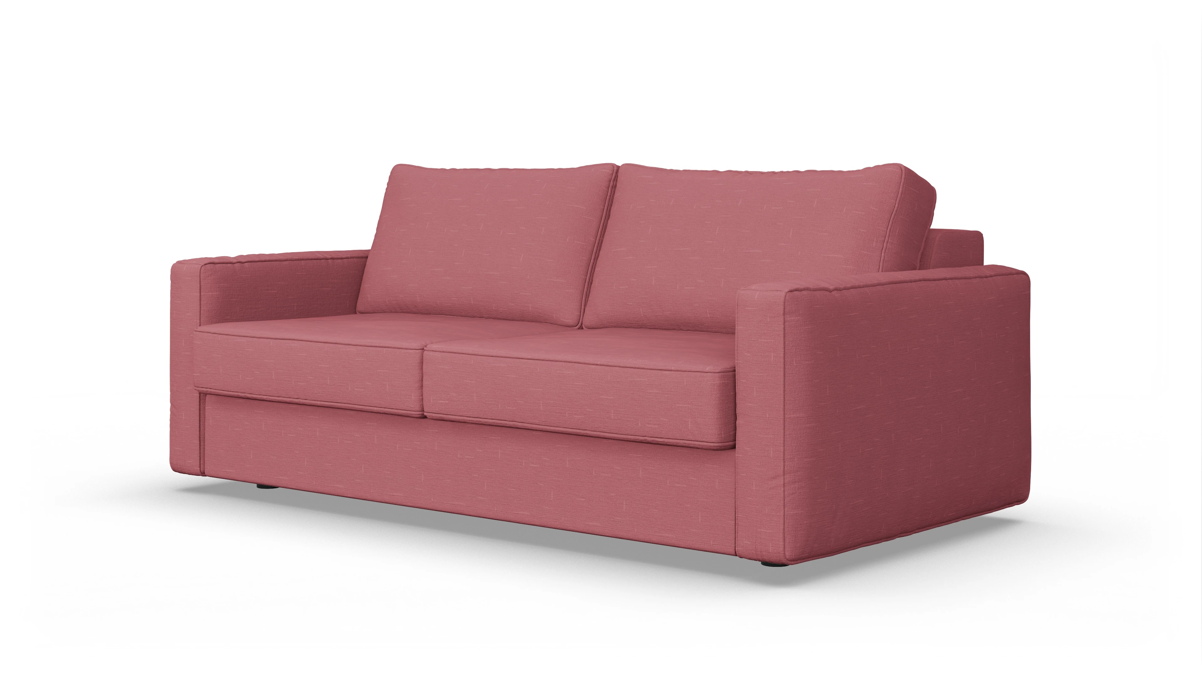 Design-Couch Ferali Ansicht des Produktes Ferali 2,5-Sitzer in Stoff rot