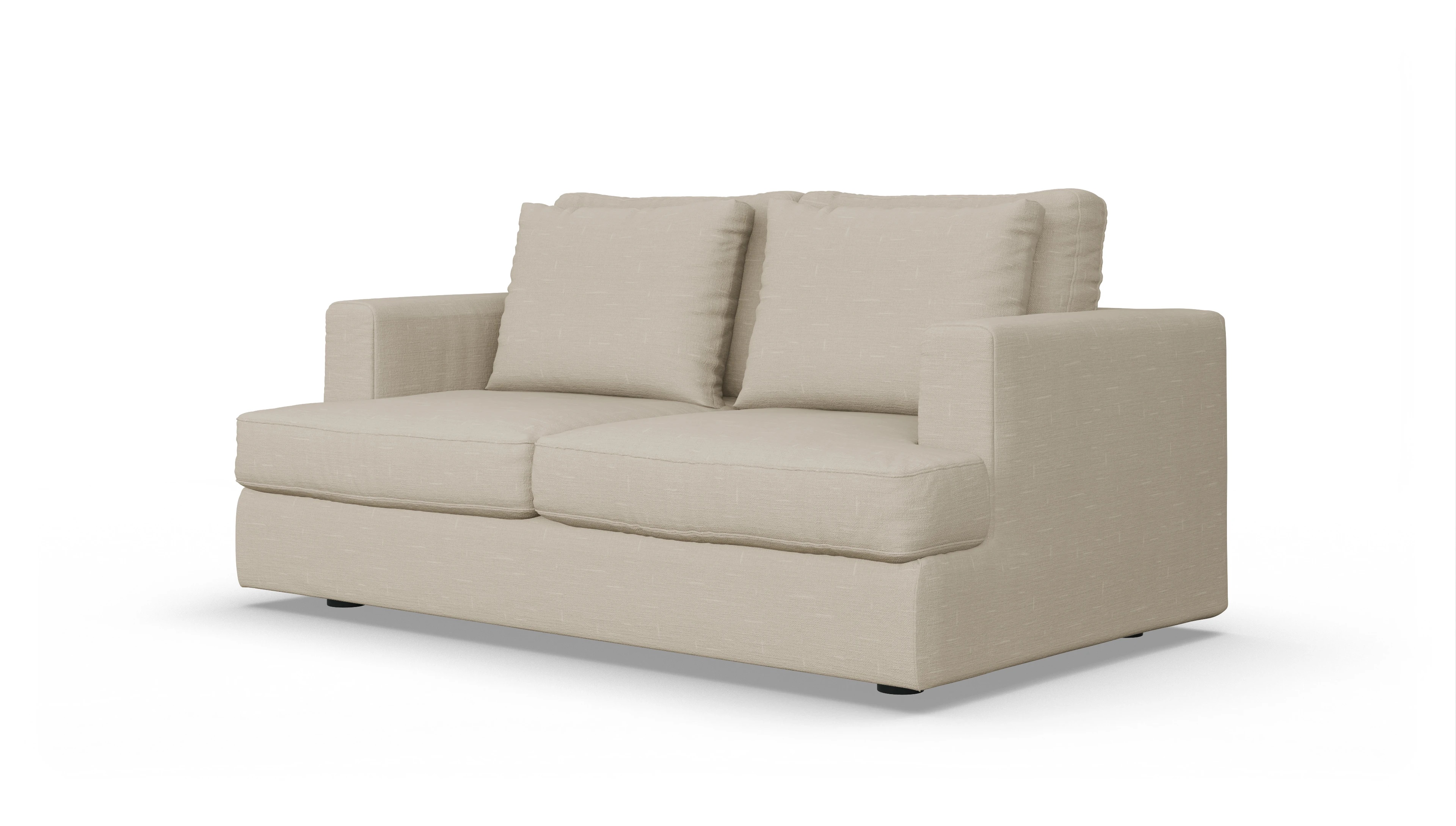 Schlafsofa Sospiri Ansicht des Produktes Sospiri 2-Sitzer in Stoff beige