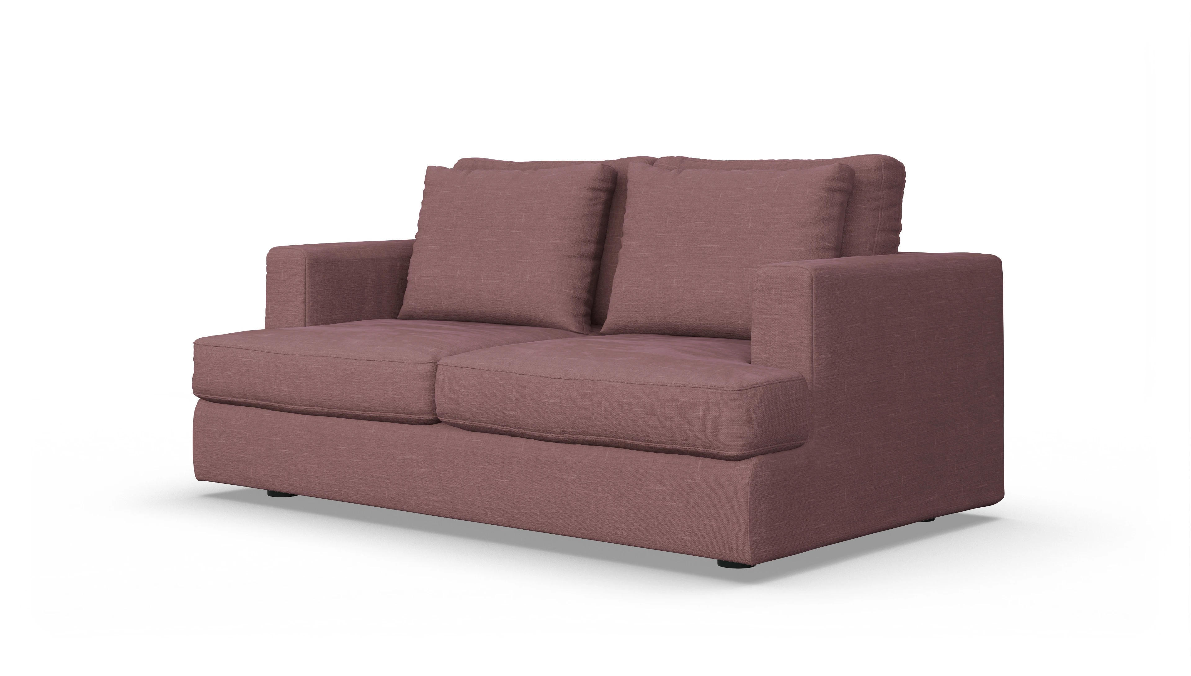 Schlafsofa Sospiri Ansicht des Produktes Sospiri 2-Sitzer in Stoff rot
