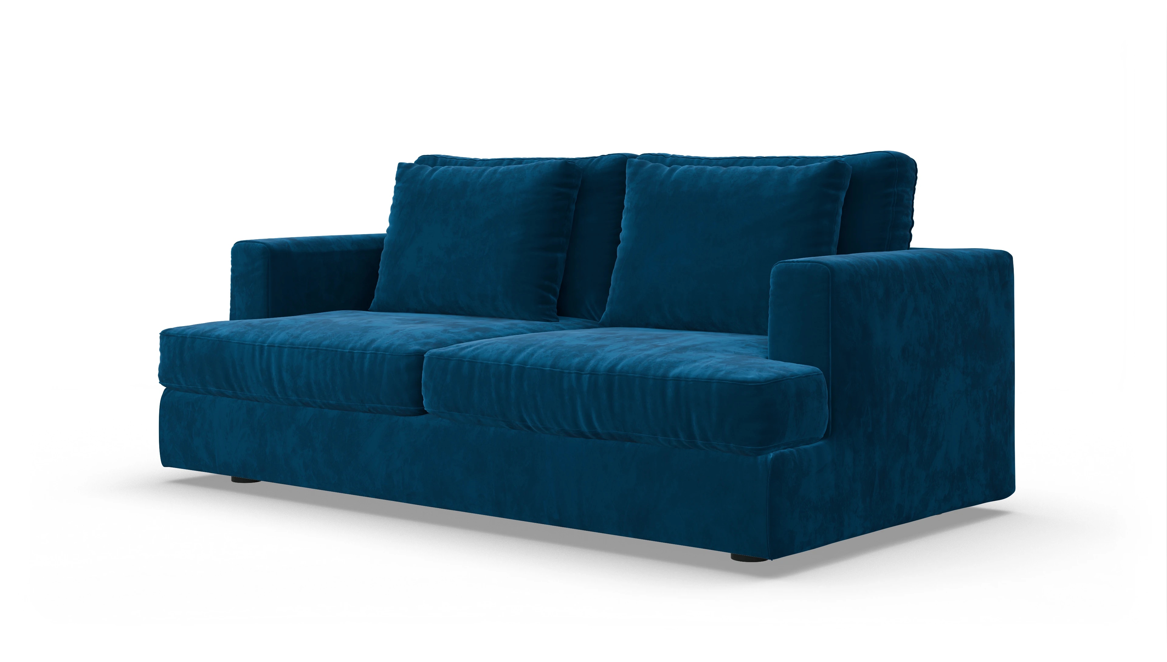 Schlafsofa Sospiri Ansicht des Produktes Sospiri 2,5-Sitzer in Samt blau