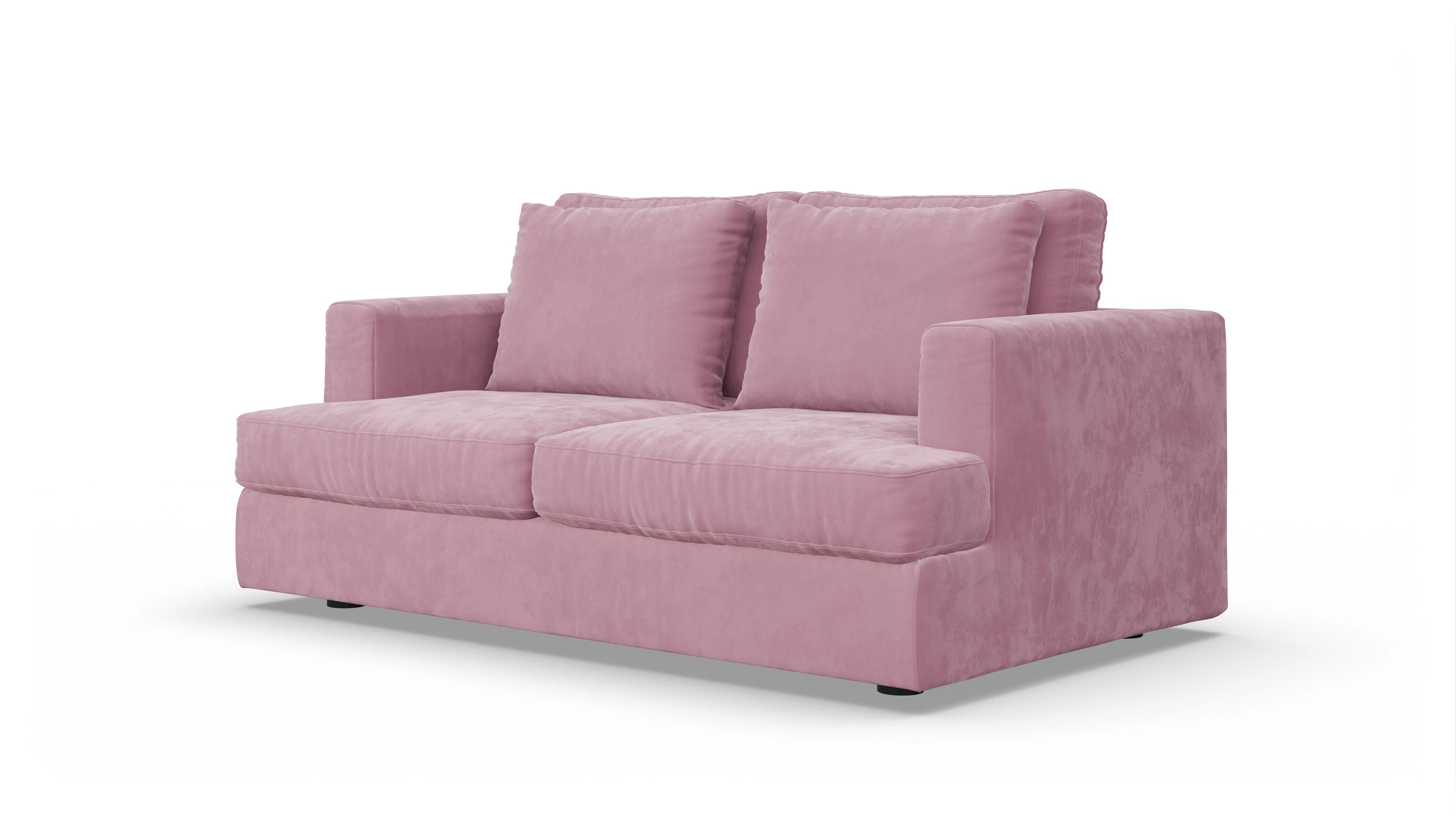 Schlafsofa Sospiri Ansicht des Produktes Sospiri 2-Sitzer in Samt rot