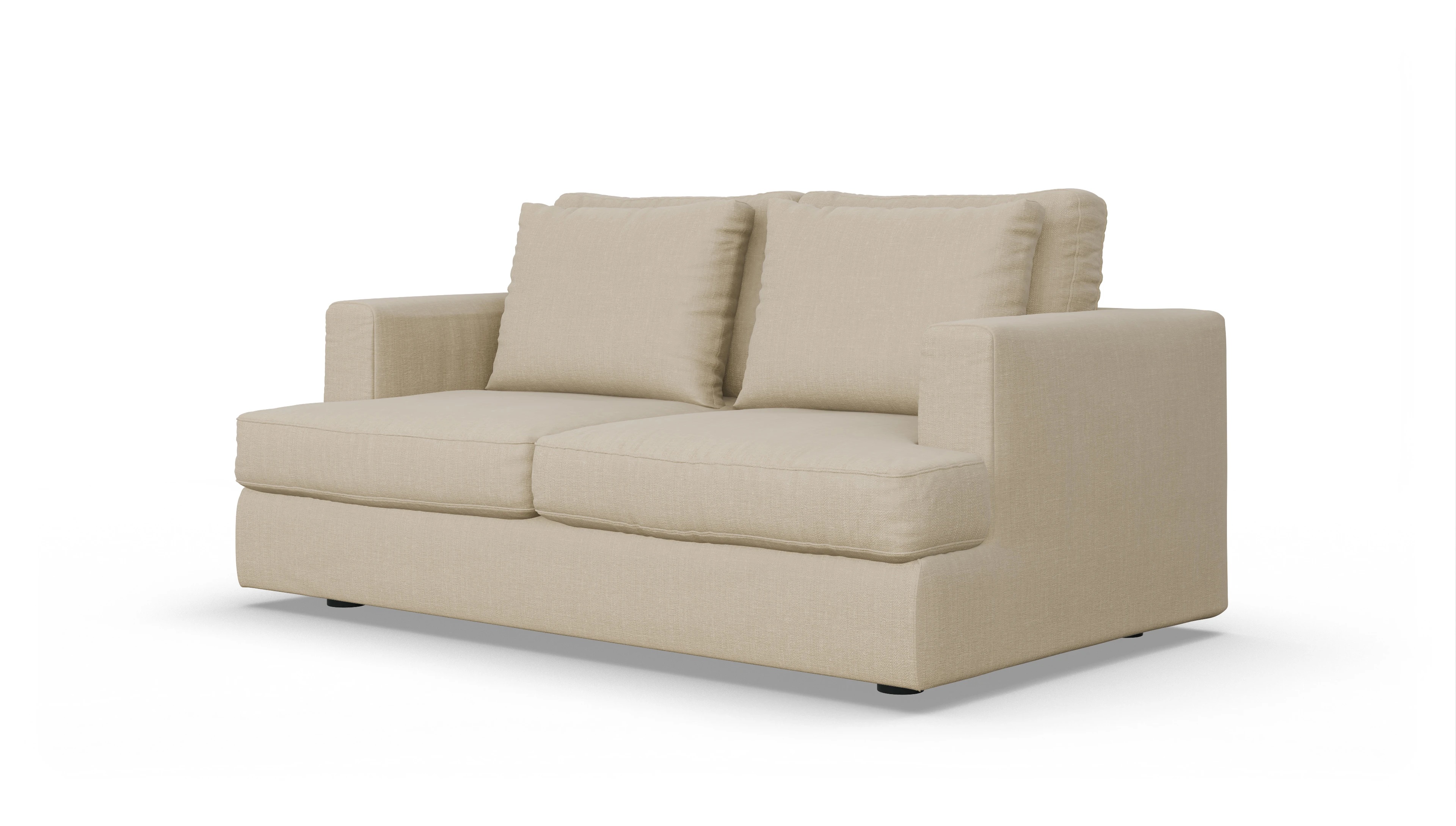 Schlafsofa Sospiri Ansicht des Produktes Sospiri 2-Sitzer in Stoff beige