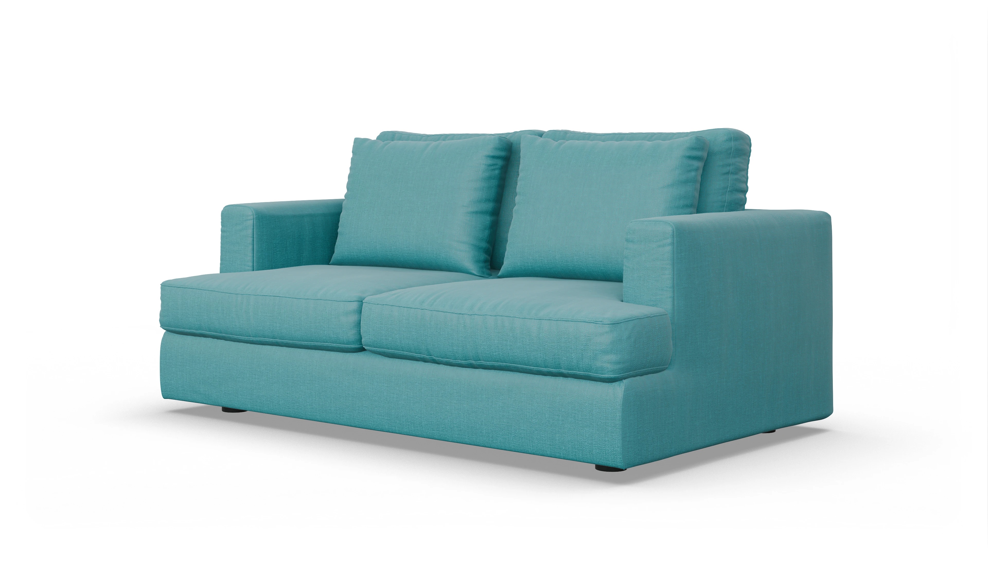 Ansicht des Produktes Sospiri 2-Sitzer in Stoff blau