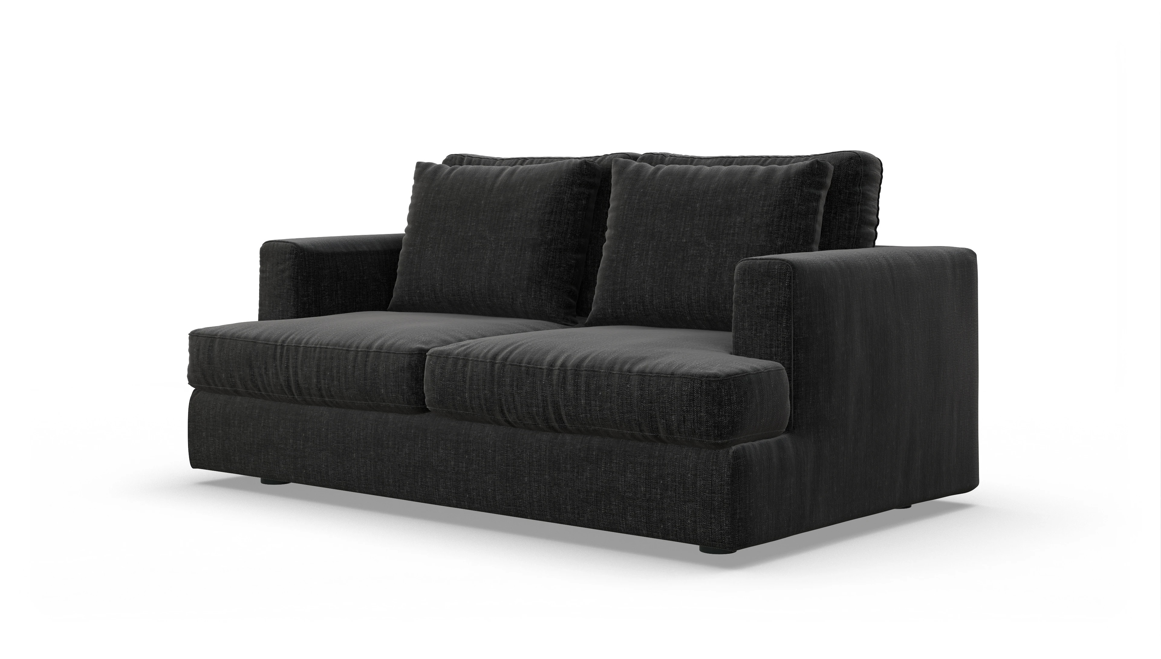 Ansicht des Produktes Sospiri 2-Sitzer in Stoff schwarz