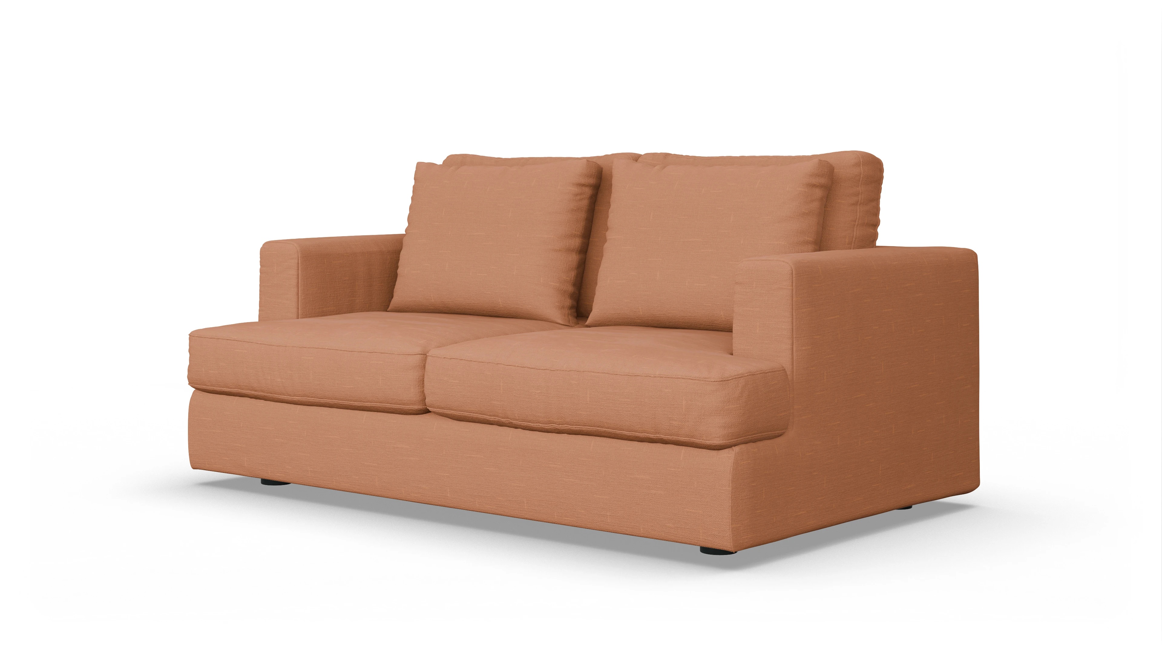 Ansicht des Produktes Sospiri 2-Sitzer in Stoff orange