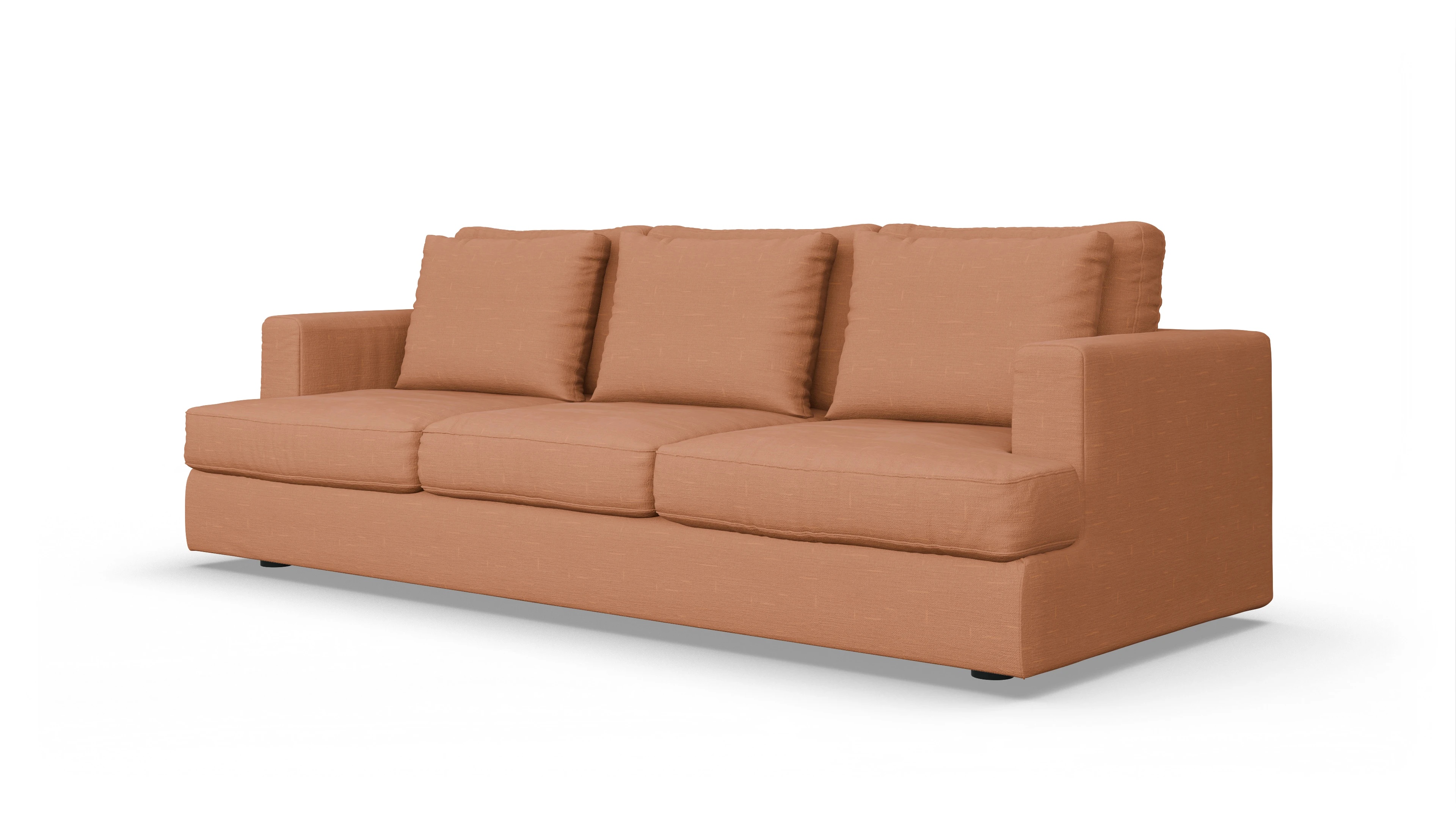 Ansicht des Produktes Sospiri 3,5-Sitzer in Stoff orange