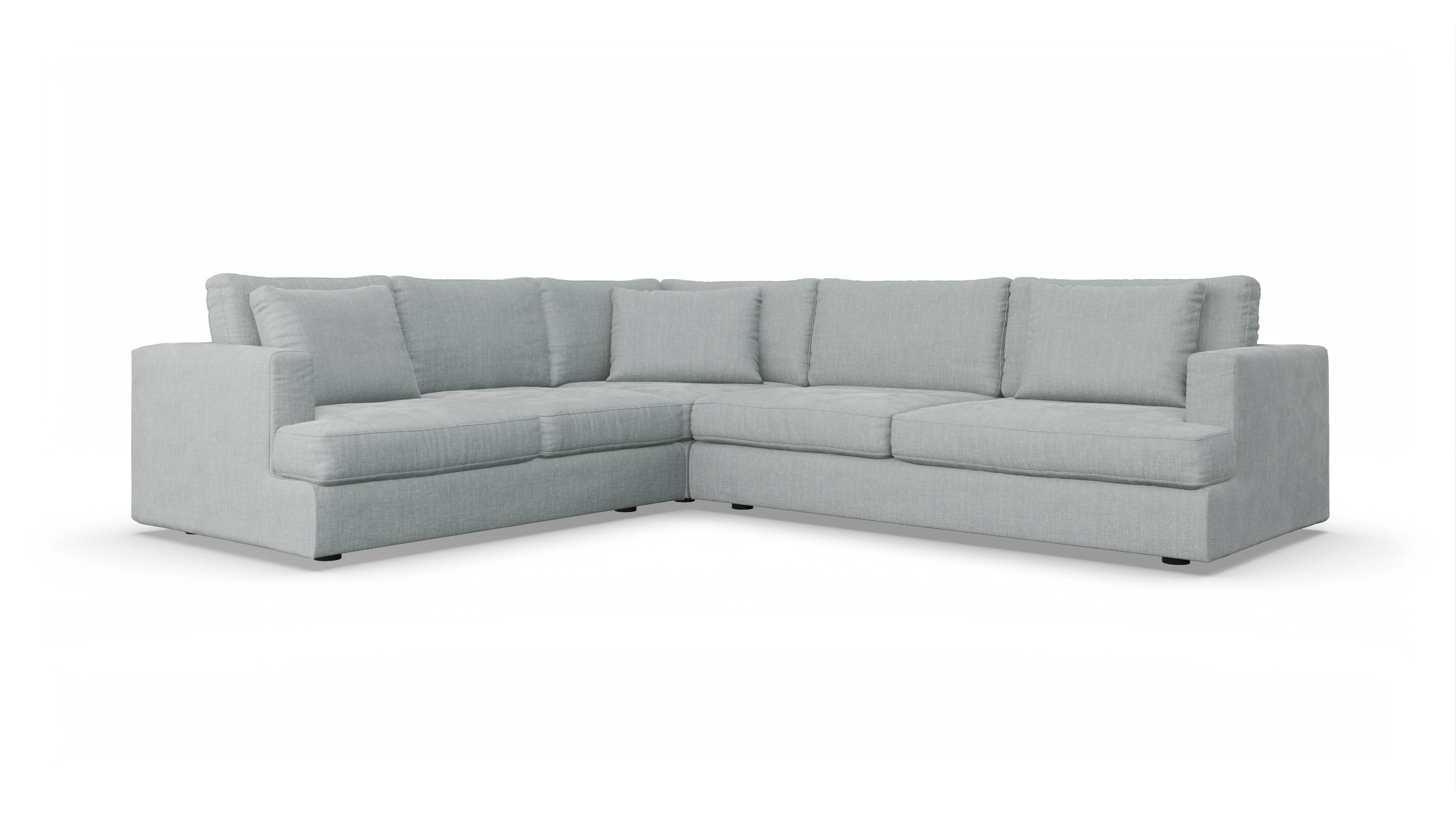 Ansicht des Produktes Sospiri Ecksofa Links in Stoff grau