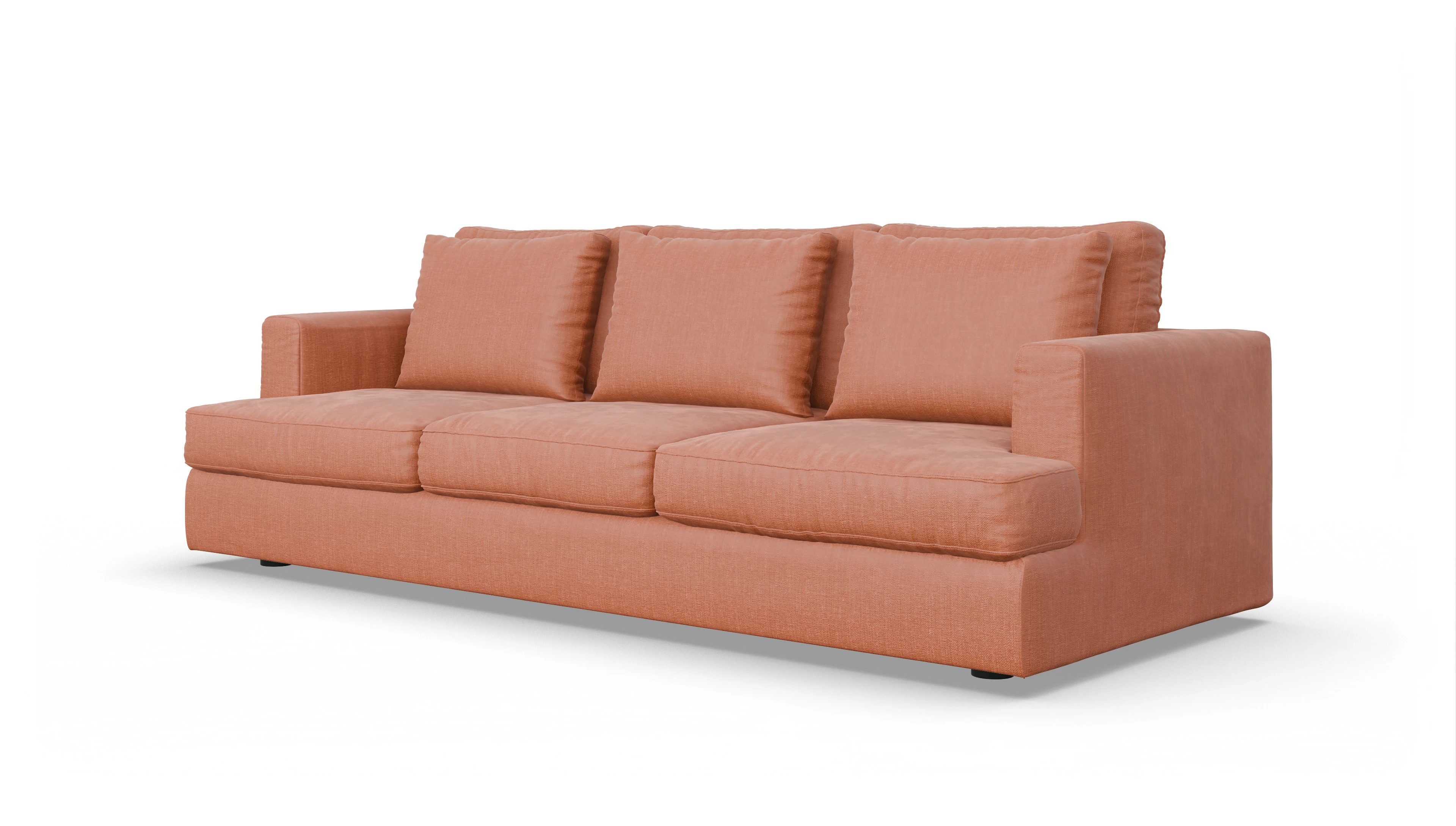 Ansicht des Produktes Sospiri 3,5-Sitzer in Stoff orange