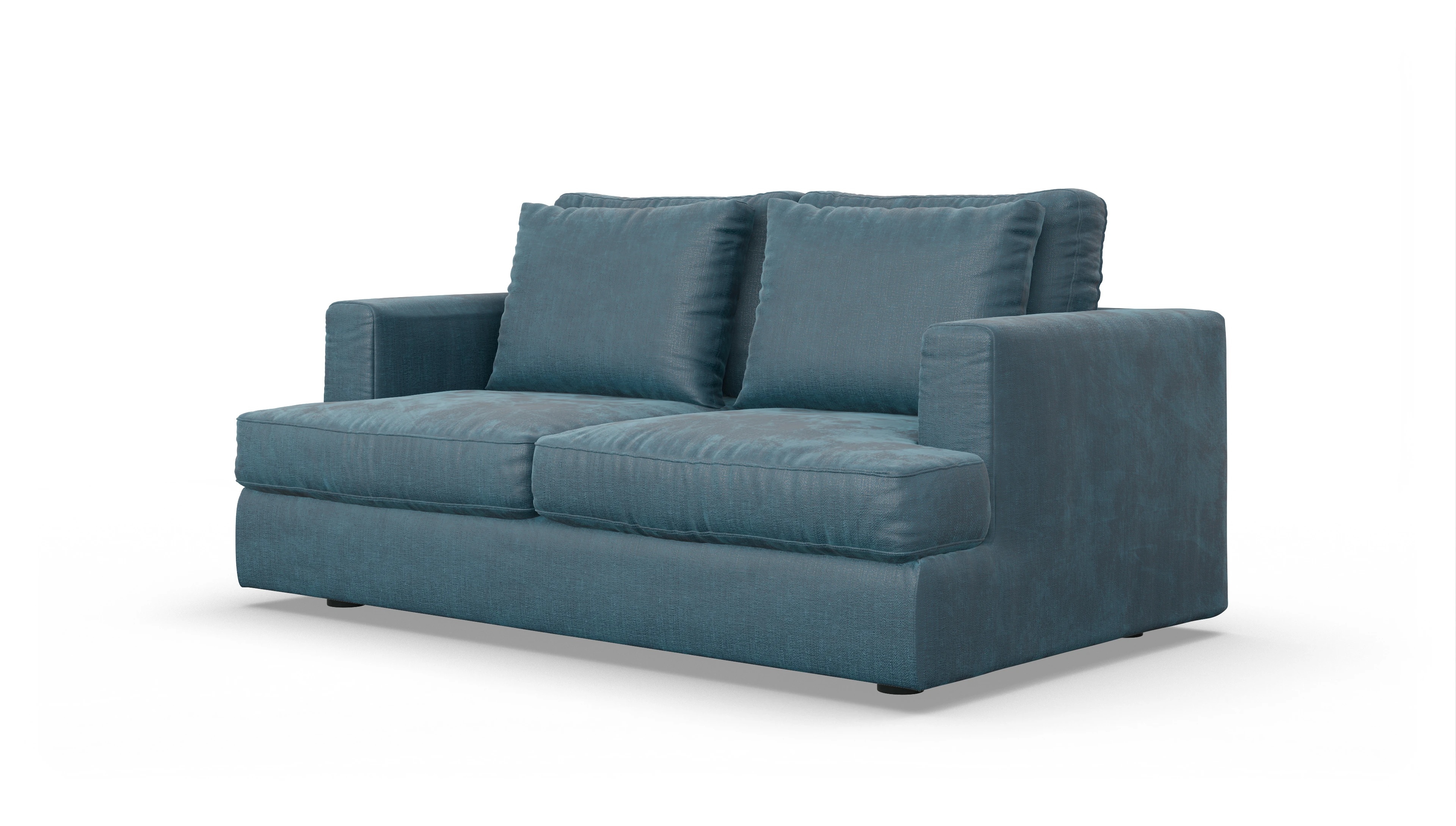 Ansicht des Produktes Sospiri 2-Sitzer in Stoff blau