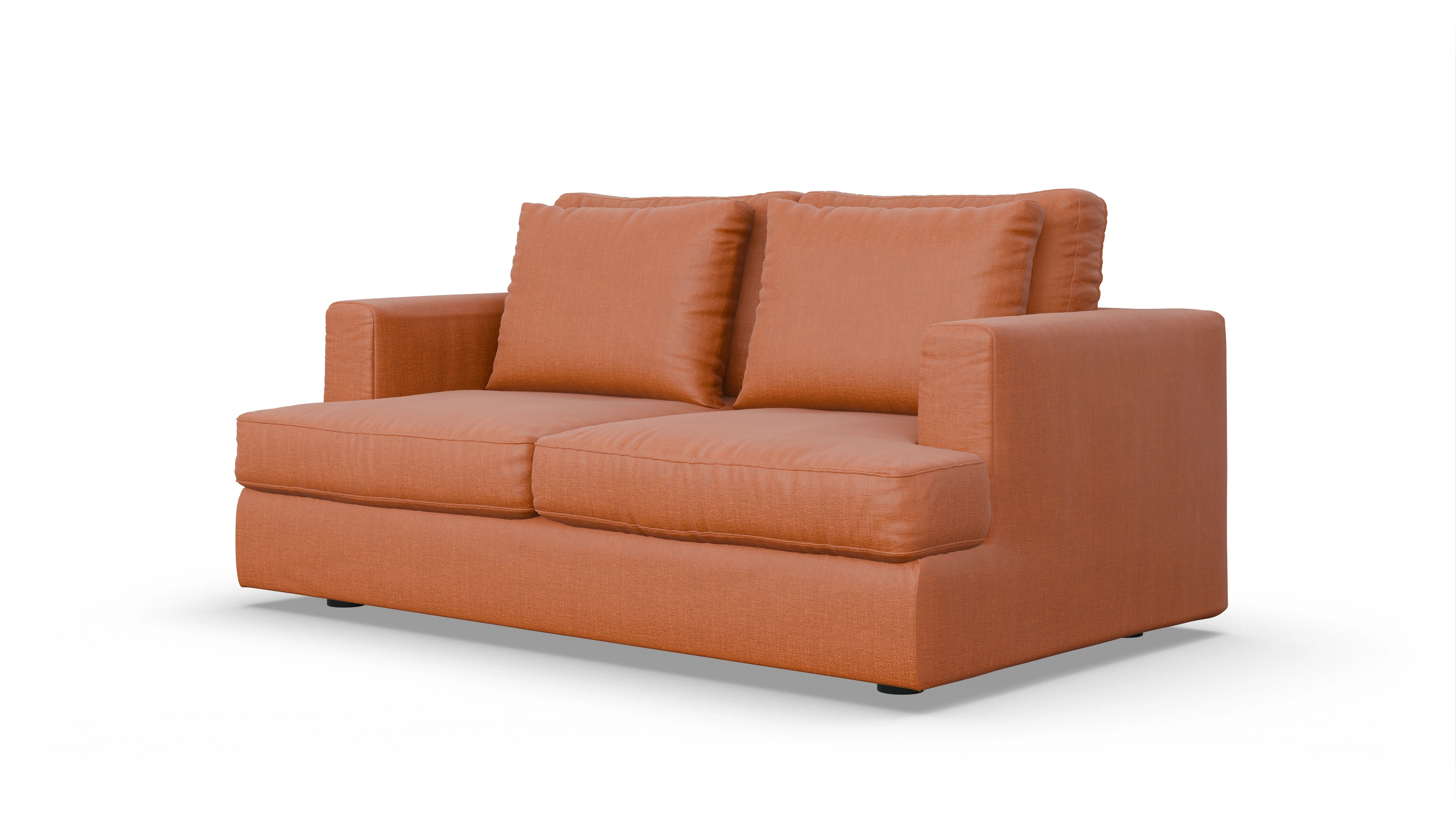 Ansicht des Produktes Sospiri 2-Sitzer in Stoff orange