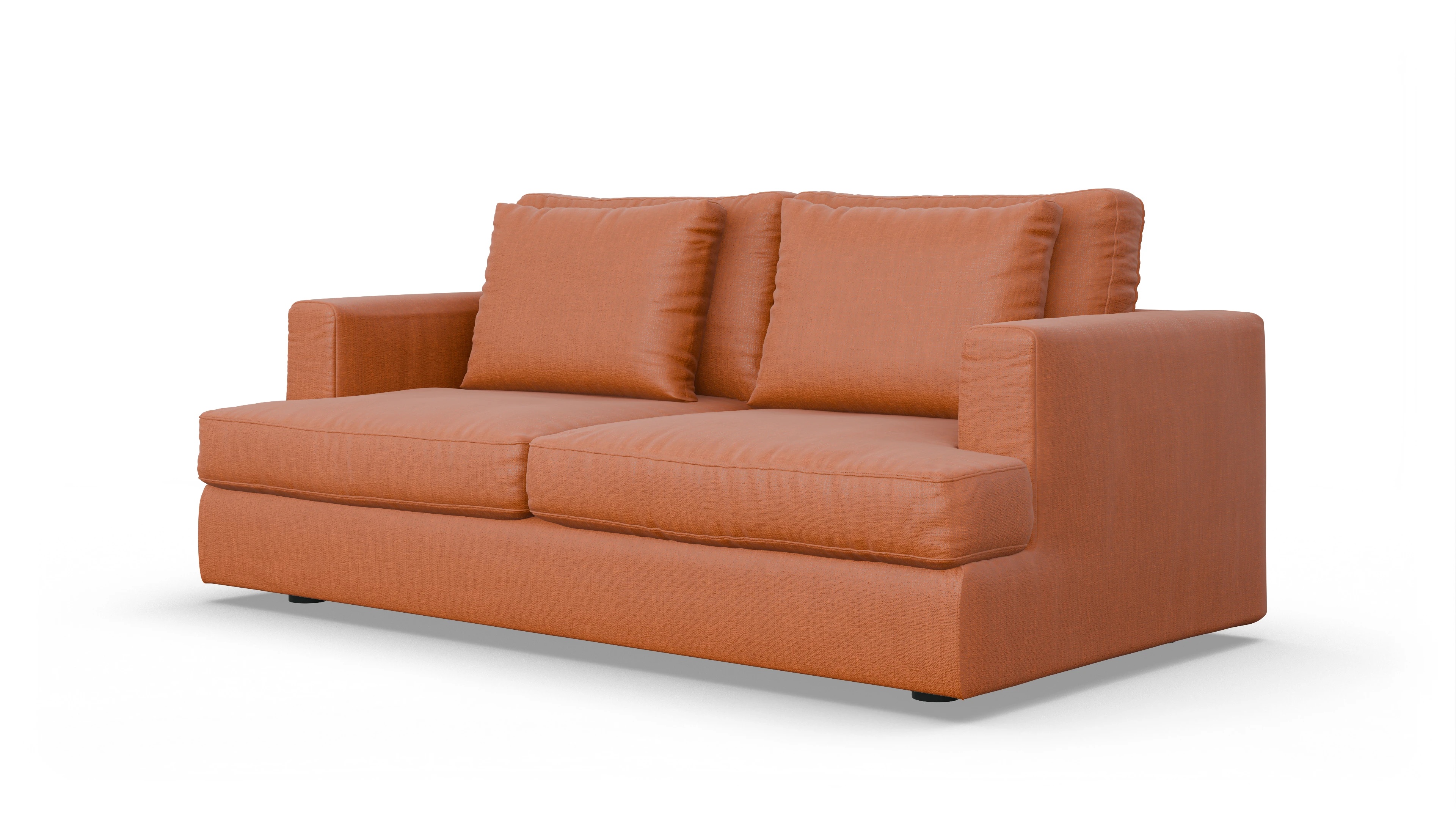 Ansicht des Produktes Sospiri 2,5-Sitzer in Stoff orange