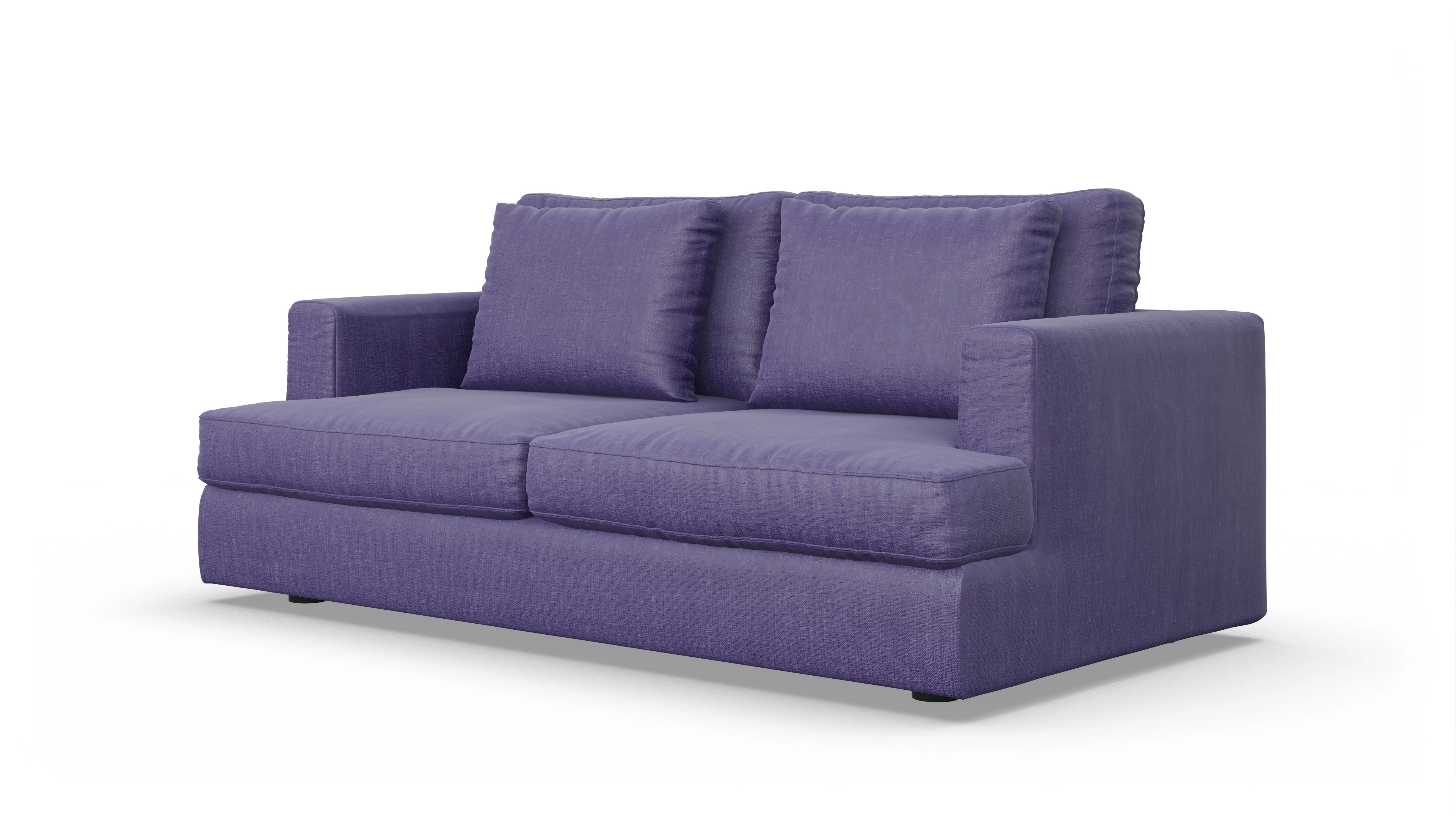 Stoffsofa Sospiri Ansicht des Produktes Sospiri 2,5-Sitzer in Stoff blau