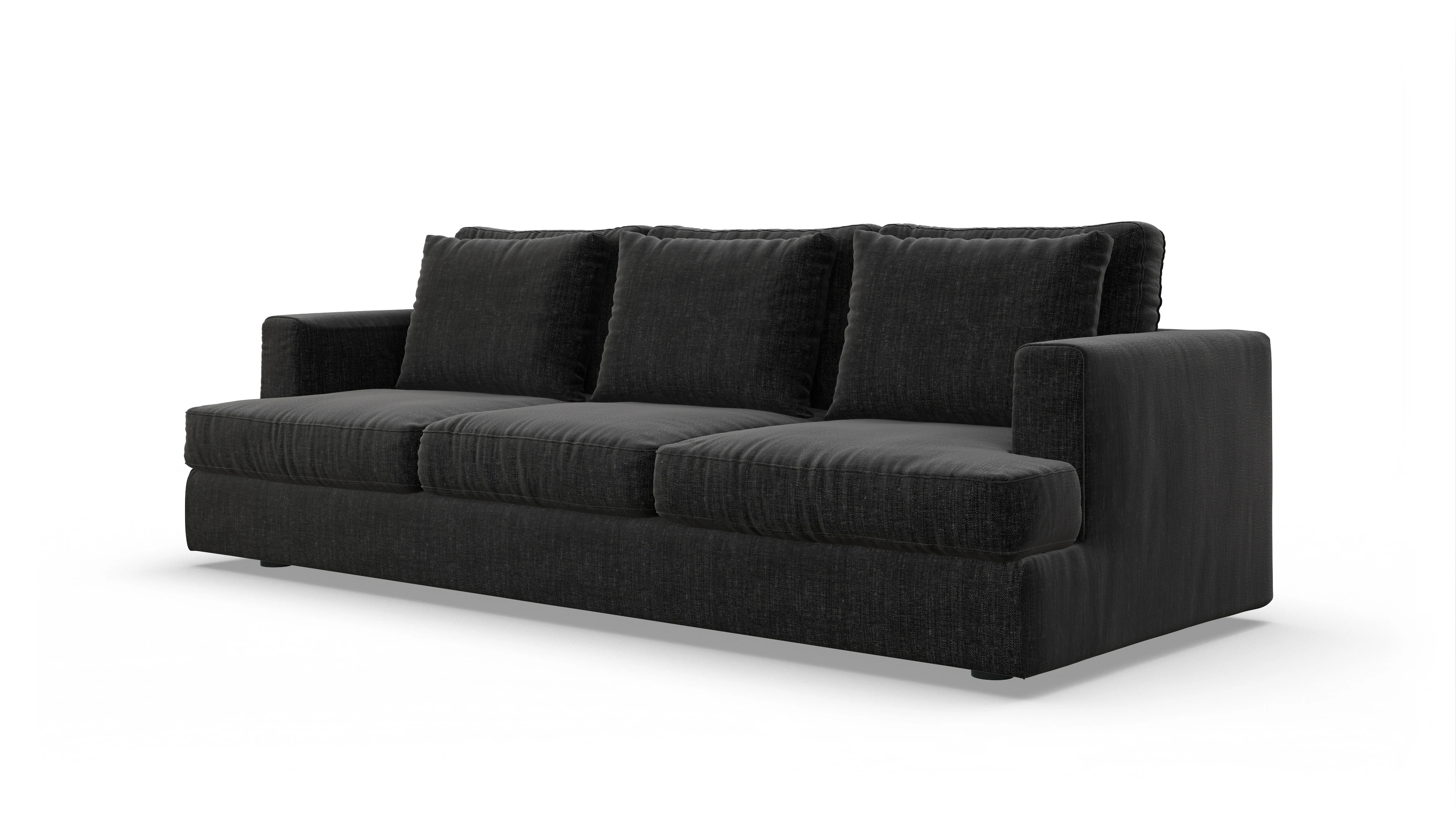 Ansicht des Produktes Sospiri 3,5-Sitzer in Stoff schwarz