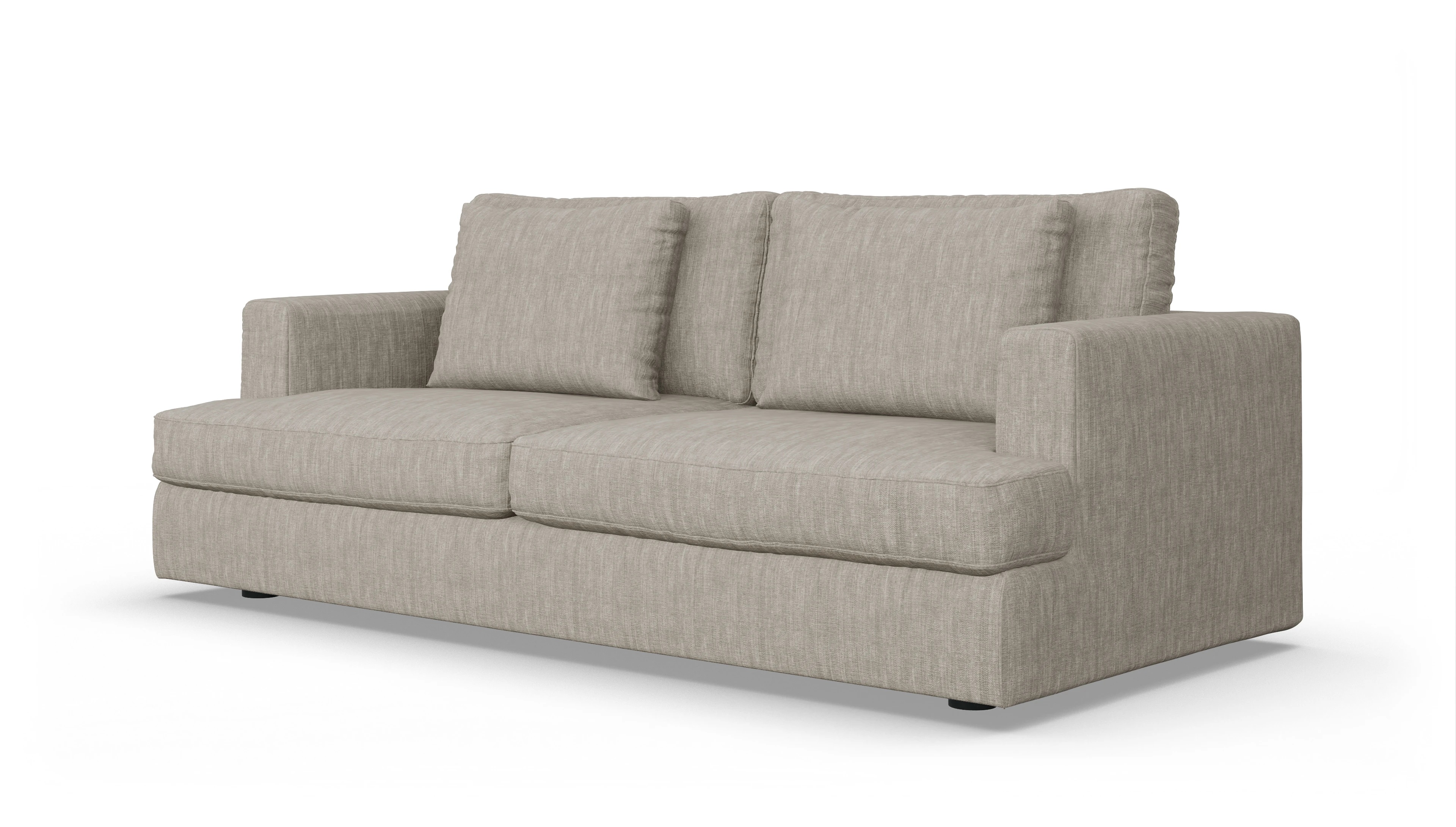 Ansicht des Produktes Sospiri 3-Sitzer in Stoff beige