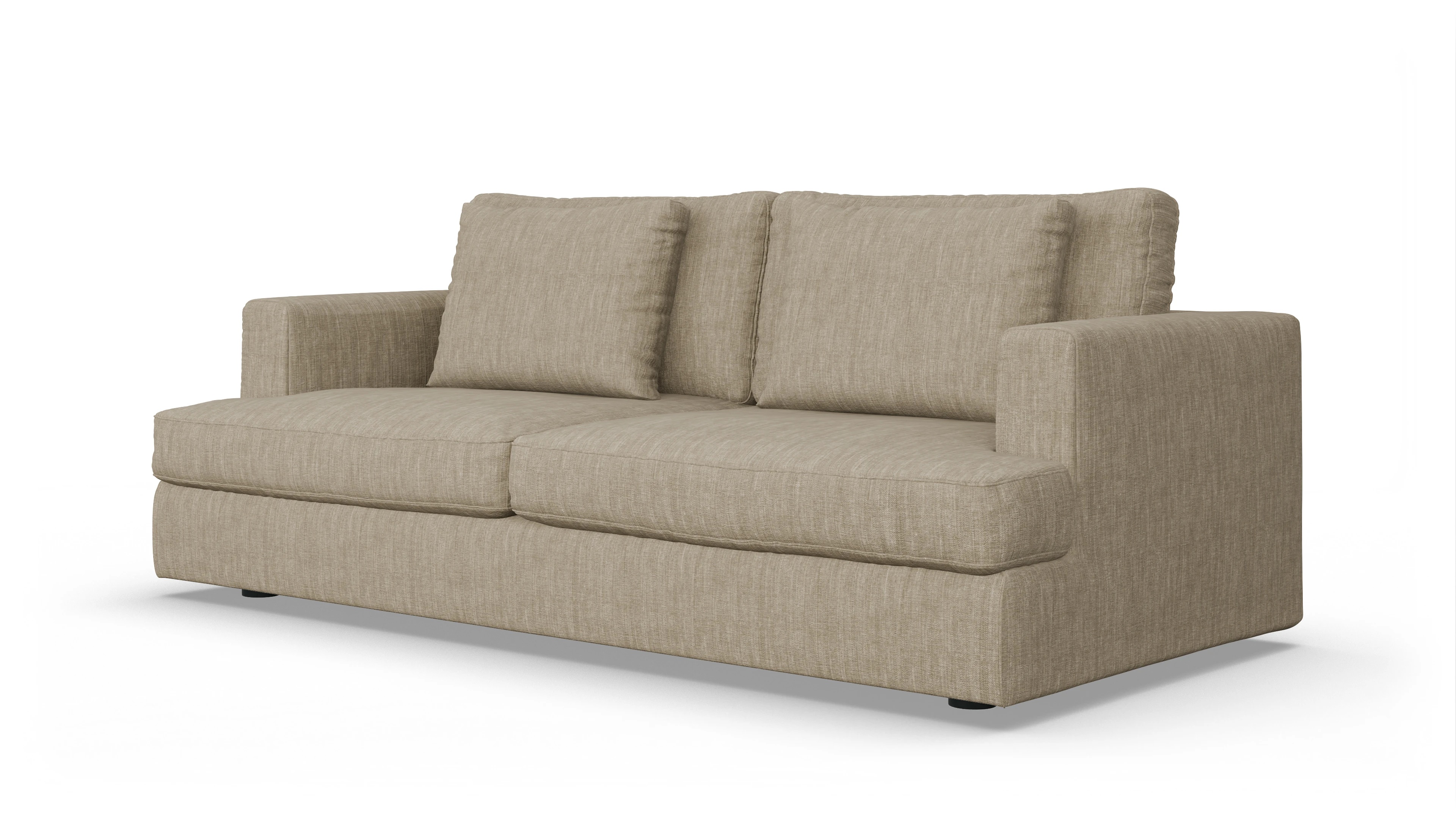 Ansicht des Produktes Sospiri 3-Sitzer in Stoff beige