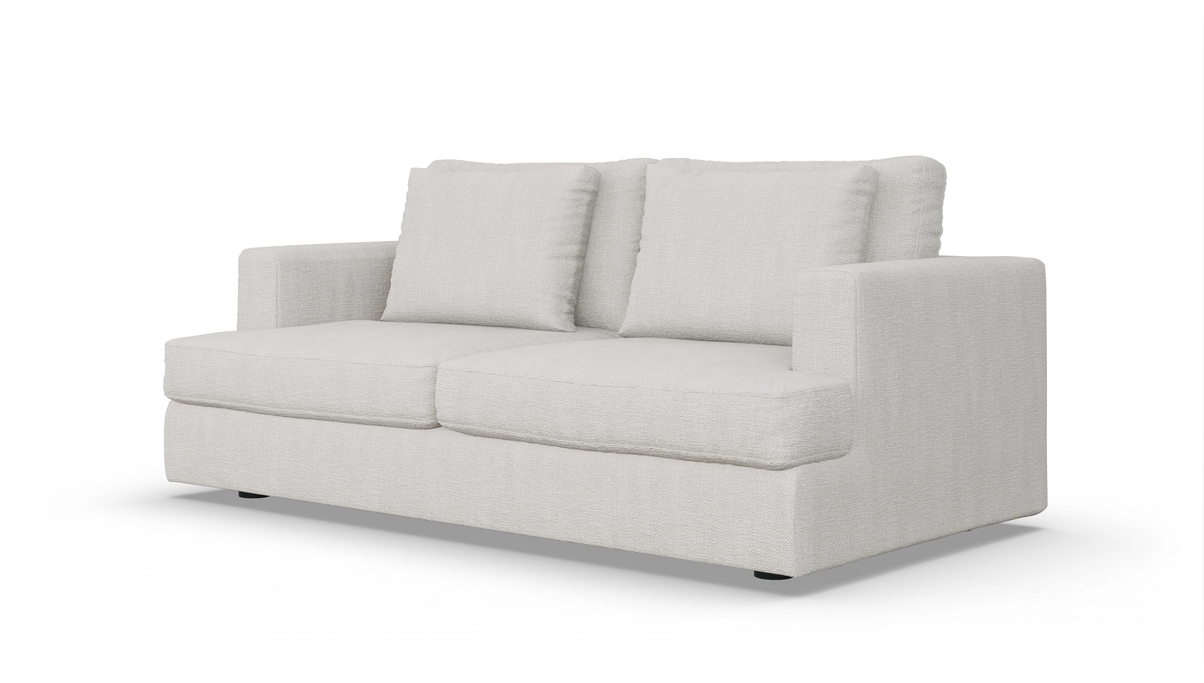 Ansicht des Produktes Sospiri 2,5-Sitzer in Stoff weiß