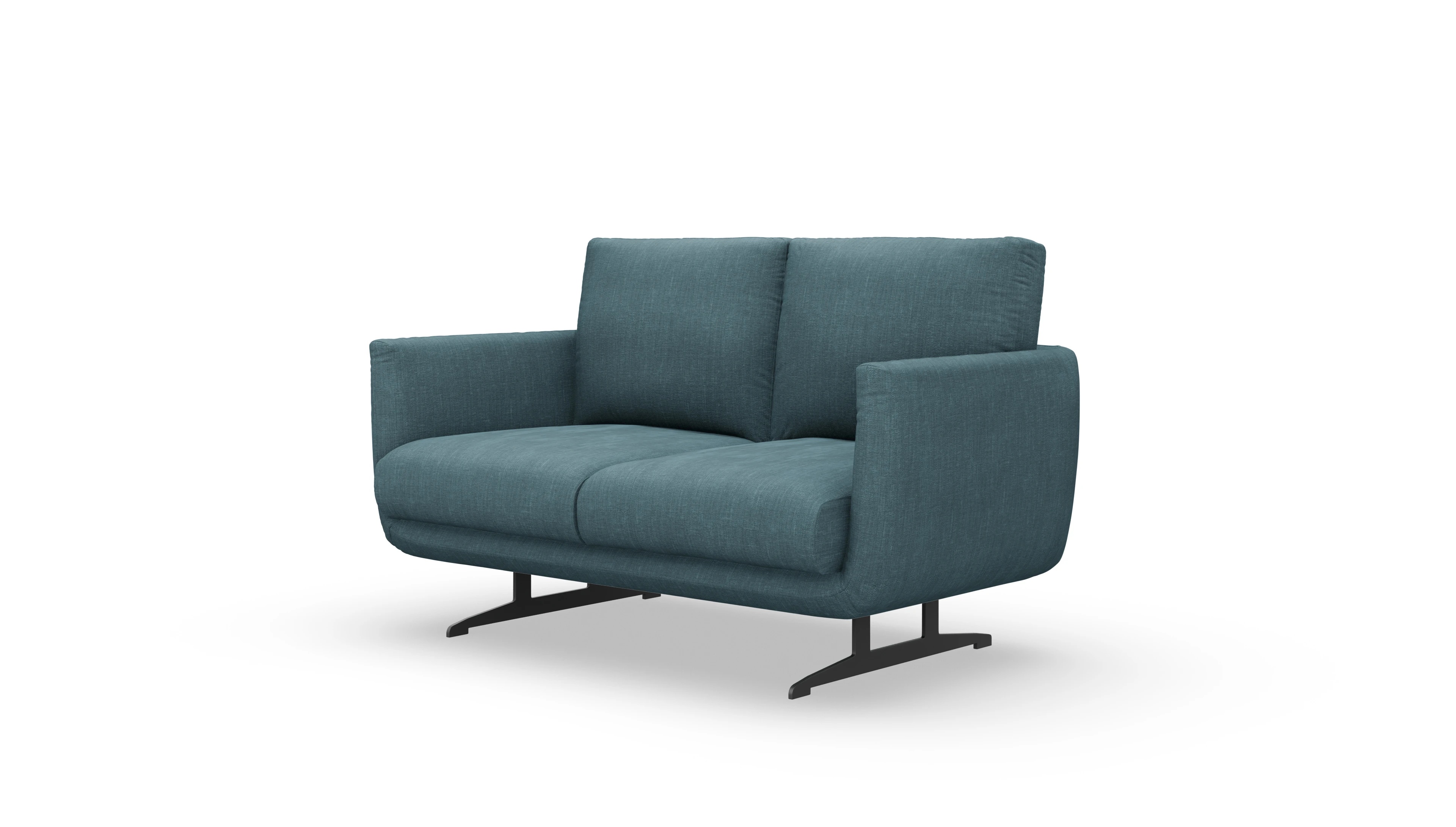Ansicht des Produktes Boteri 2-Sitzer in Stoff blau