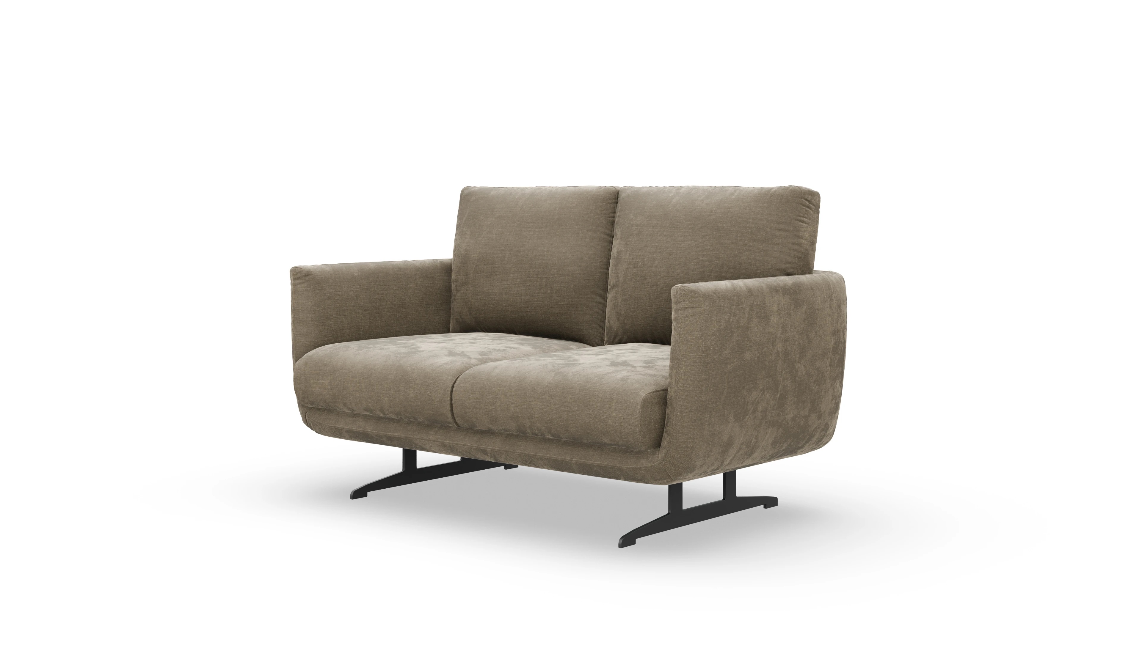 Designer-Sofa Boteri Ansicht des Produktes Boteri 2-Sitzer in Stoff beige