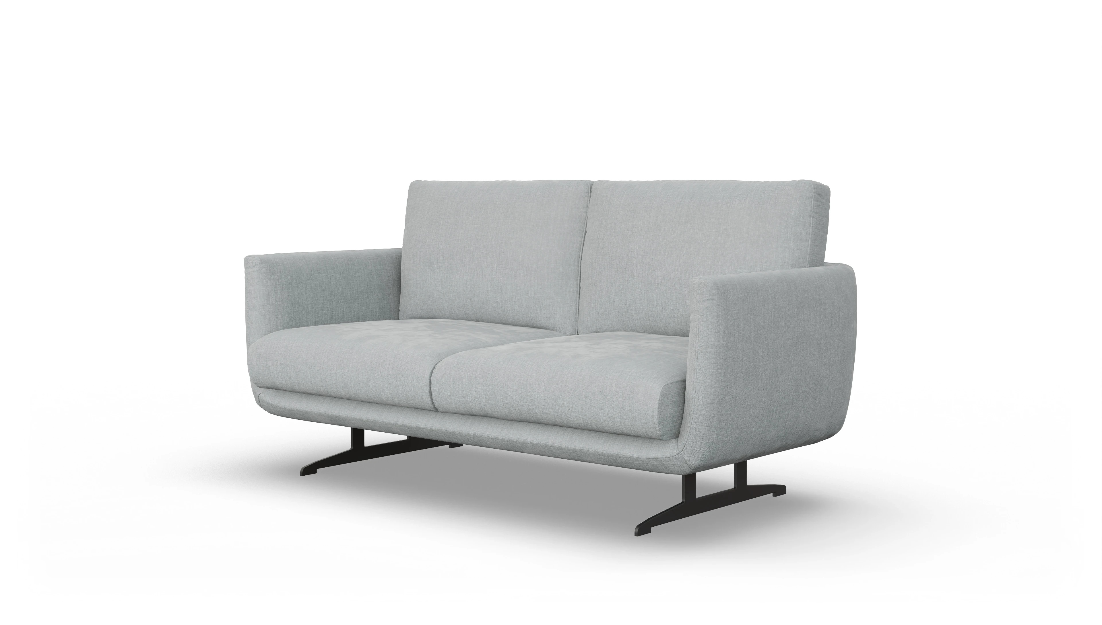 Ansicht des Produktes Boteri 2,5-Sitzer in Stoff grau