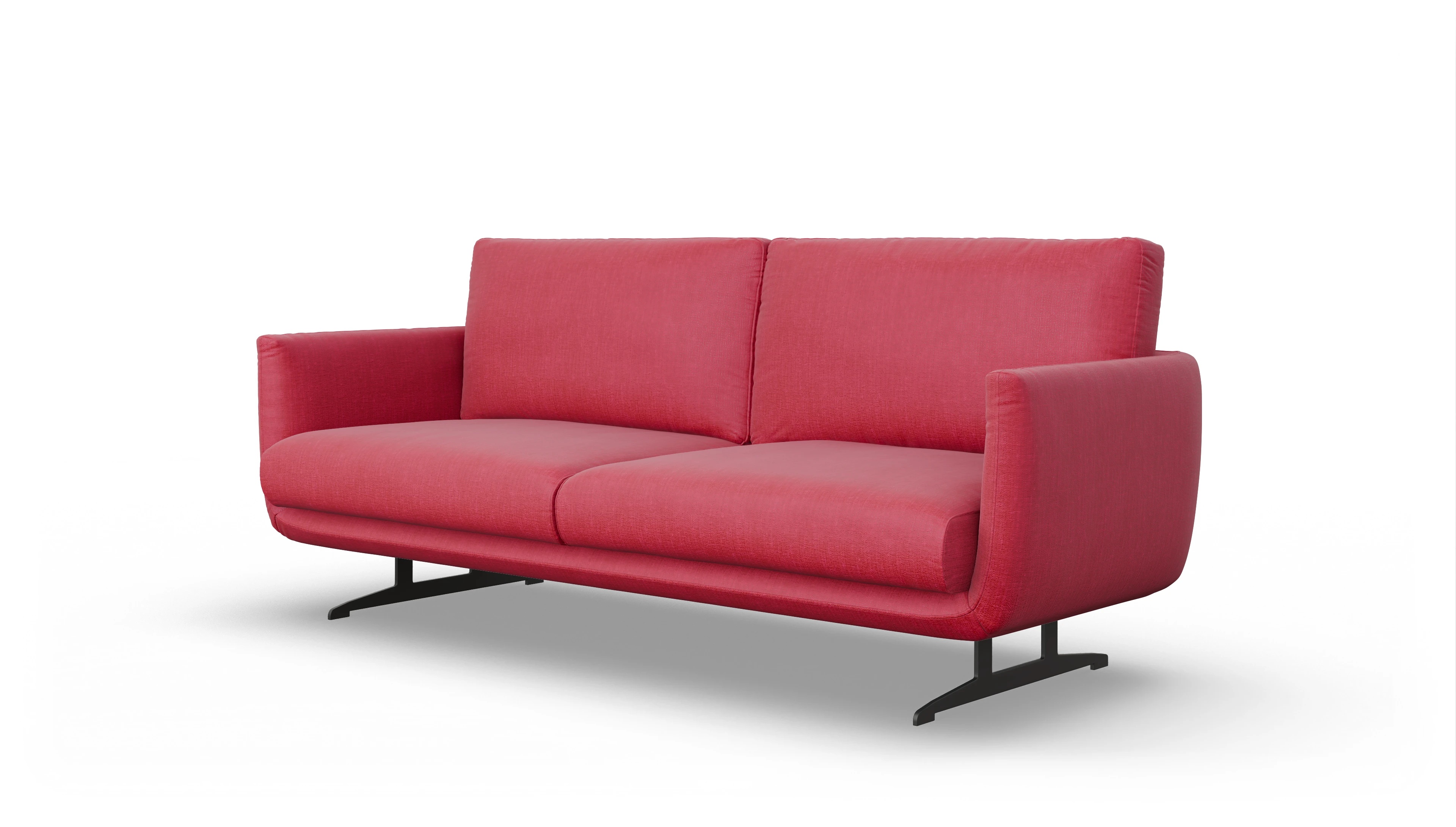 Ansicht des Produktes Boteri 3-Sitzer in Stoff rot