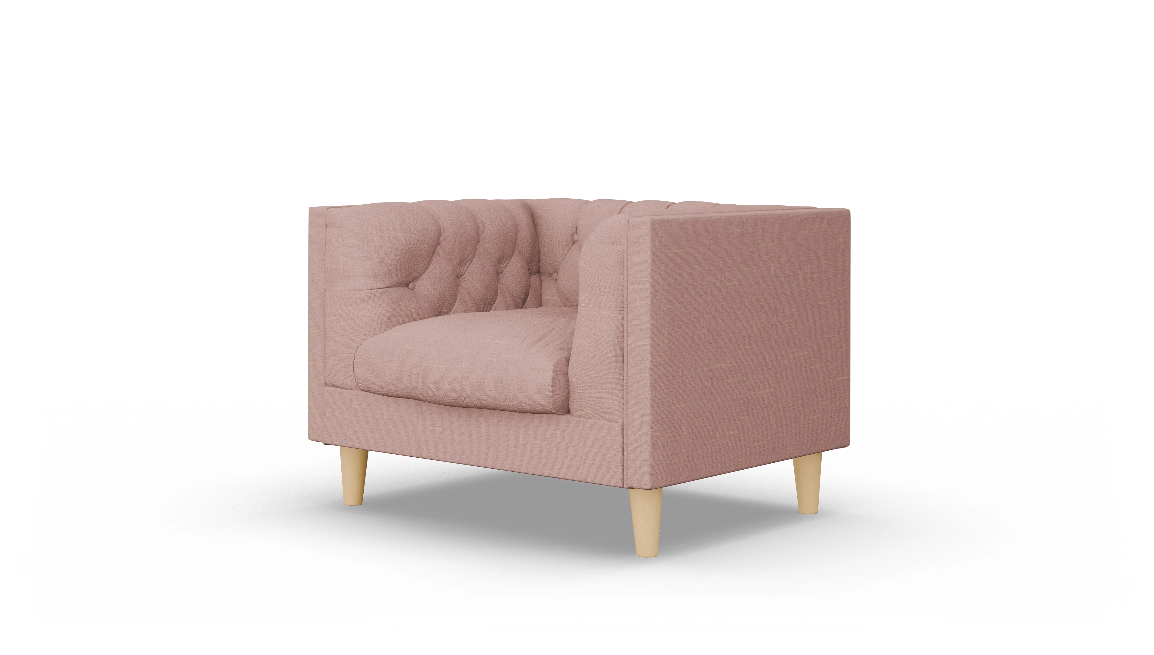 Ansicht des Produktes NewChester.01 Sessel in Stoff rot