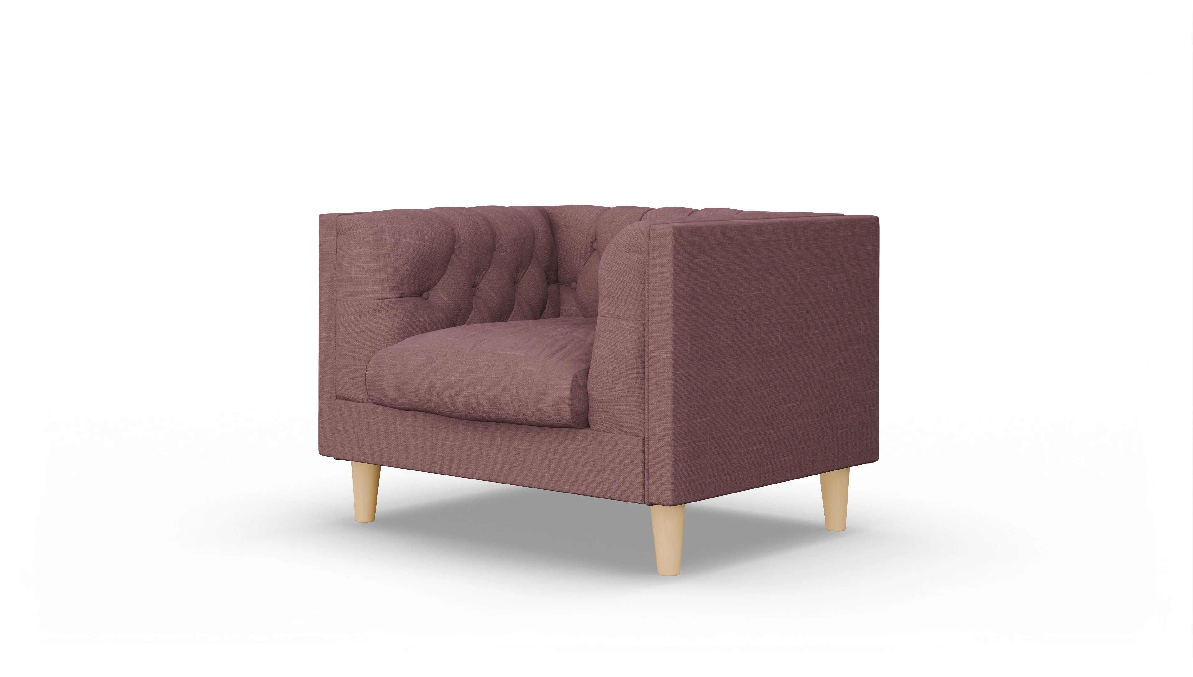 Ansicht des Produktes NewChester.01 Sessel in Stoff rot