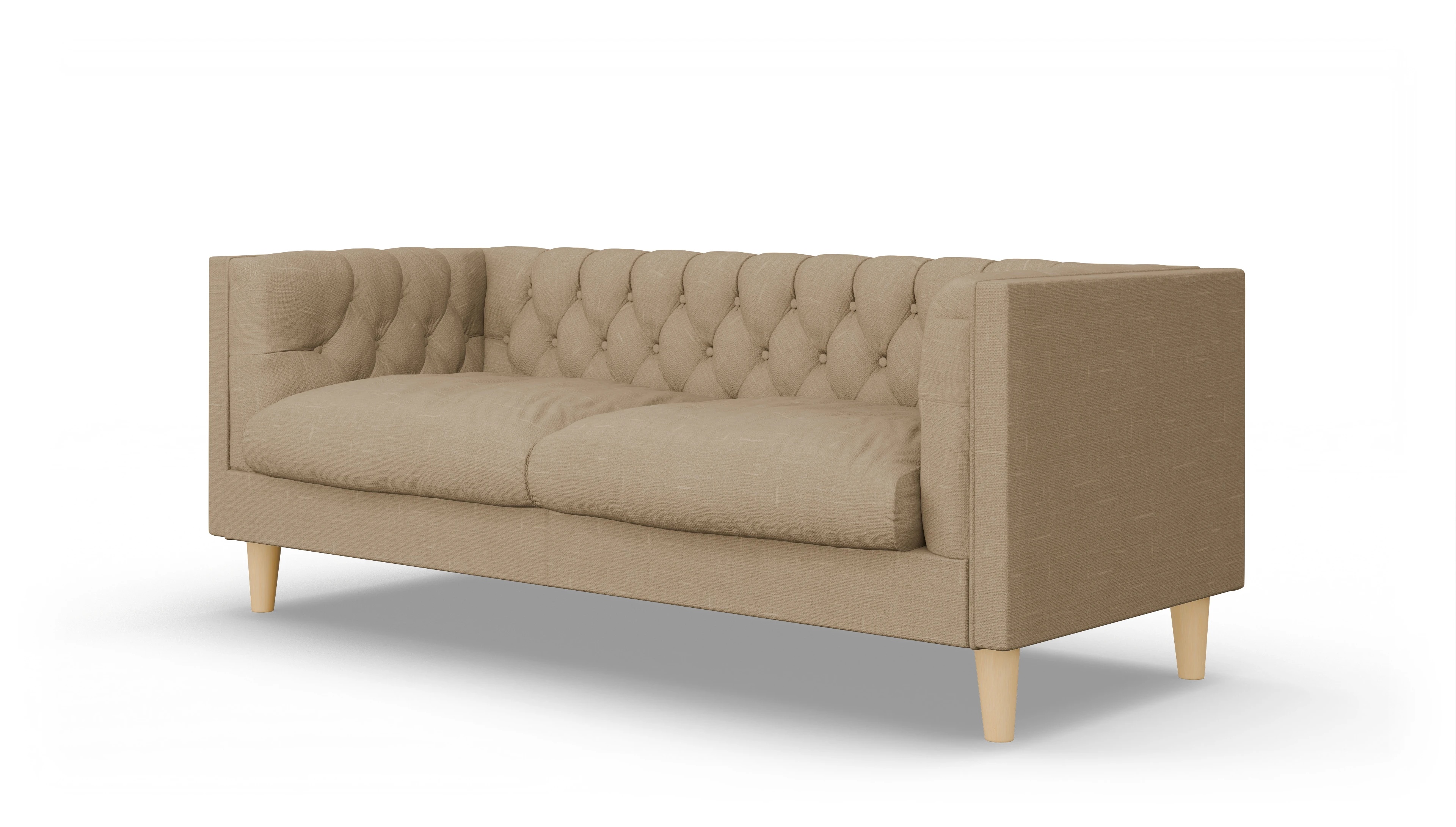 Ansicht des Produktes NewChester.01 2,5-Sitzer in Stoff braun