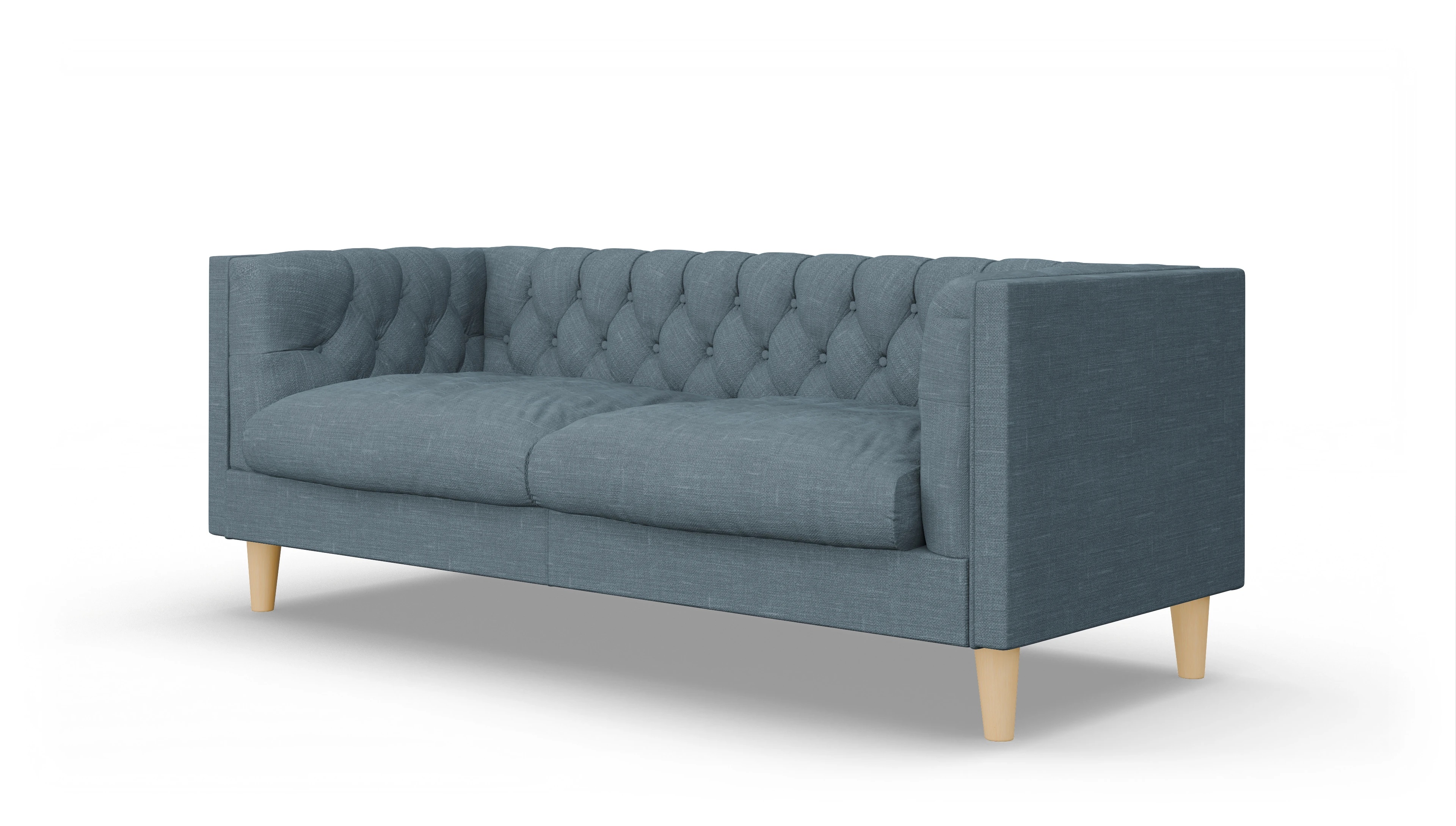 Ansicht des Produktes NewChester.01 2,5-Sitzer in Stoff blau