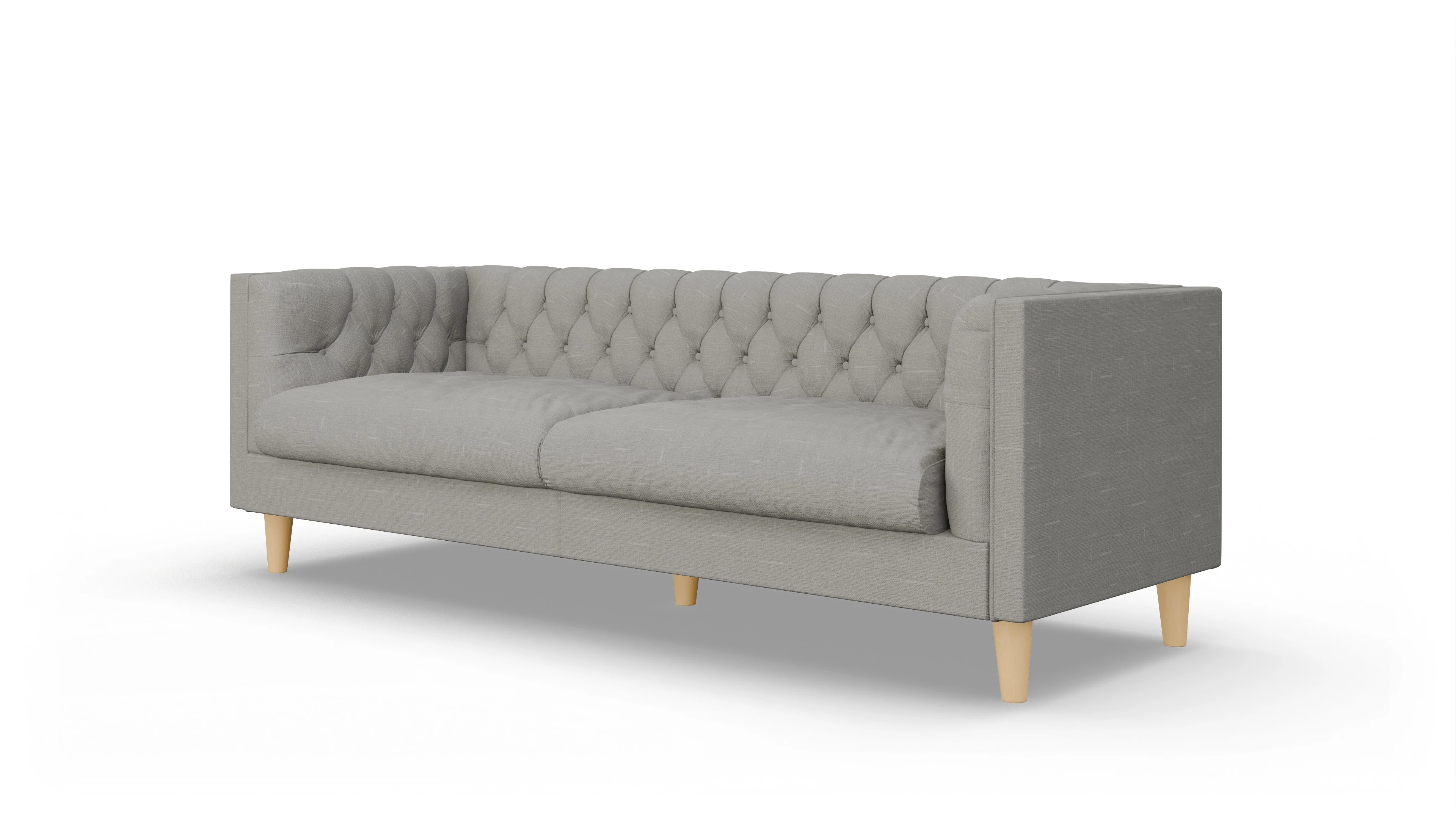 Ansicht des Produktes NewChester.01 3-Sitzer in Stoff grau