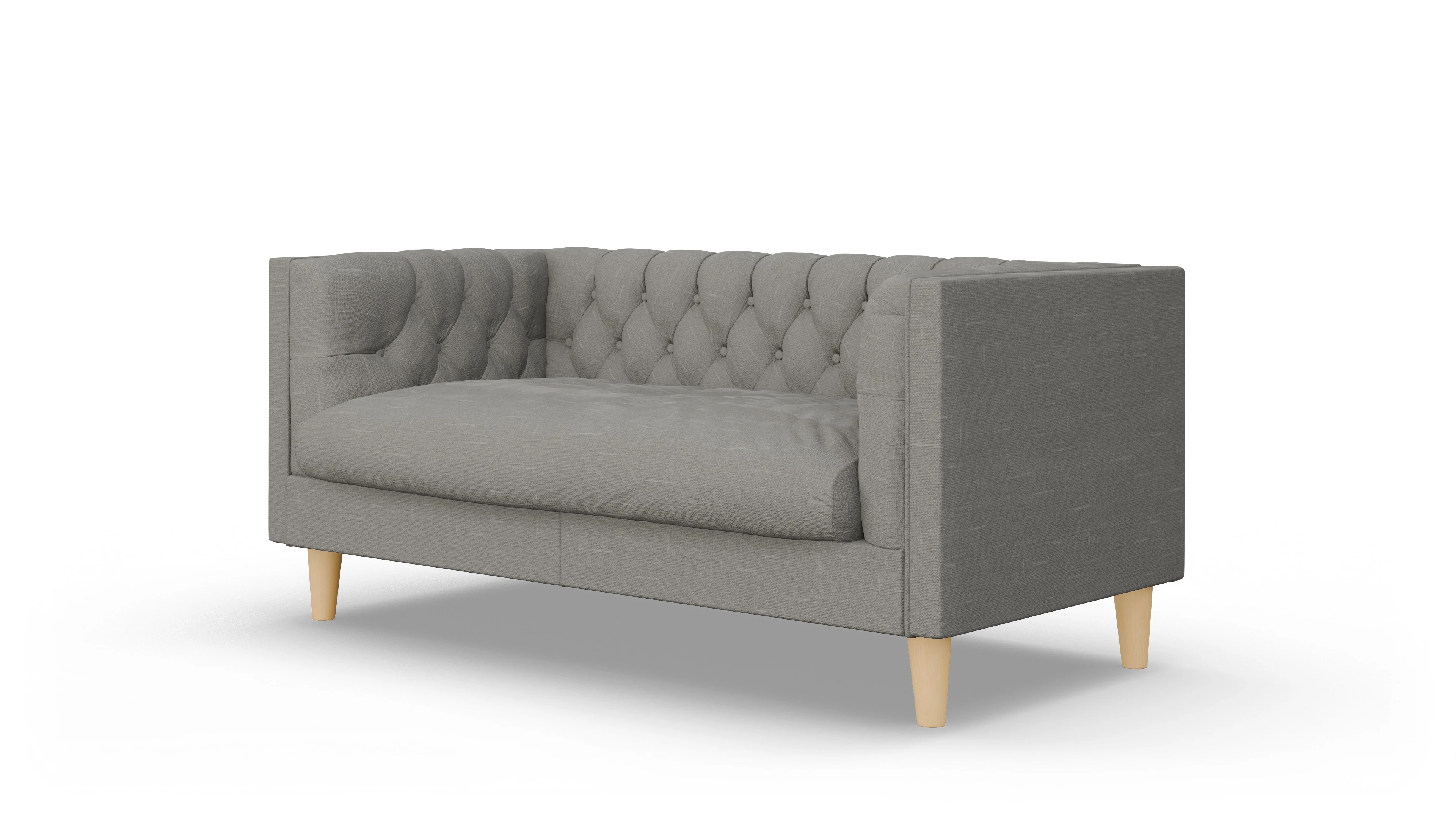 Ansicht des Produktes NewChester.01 2-Sitzer in Stoff grau