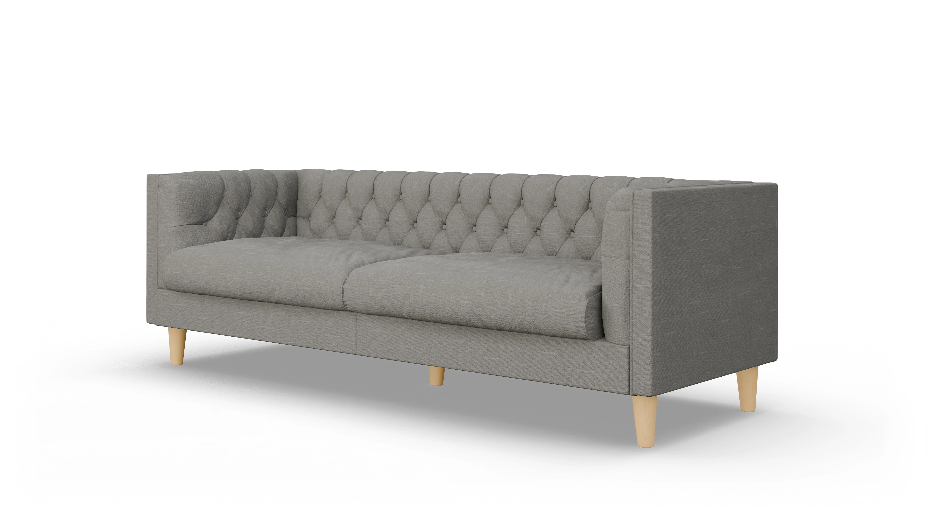 Ansicht des Produktes NewChester.01 3-Sitzer in Stoff grau