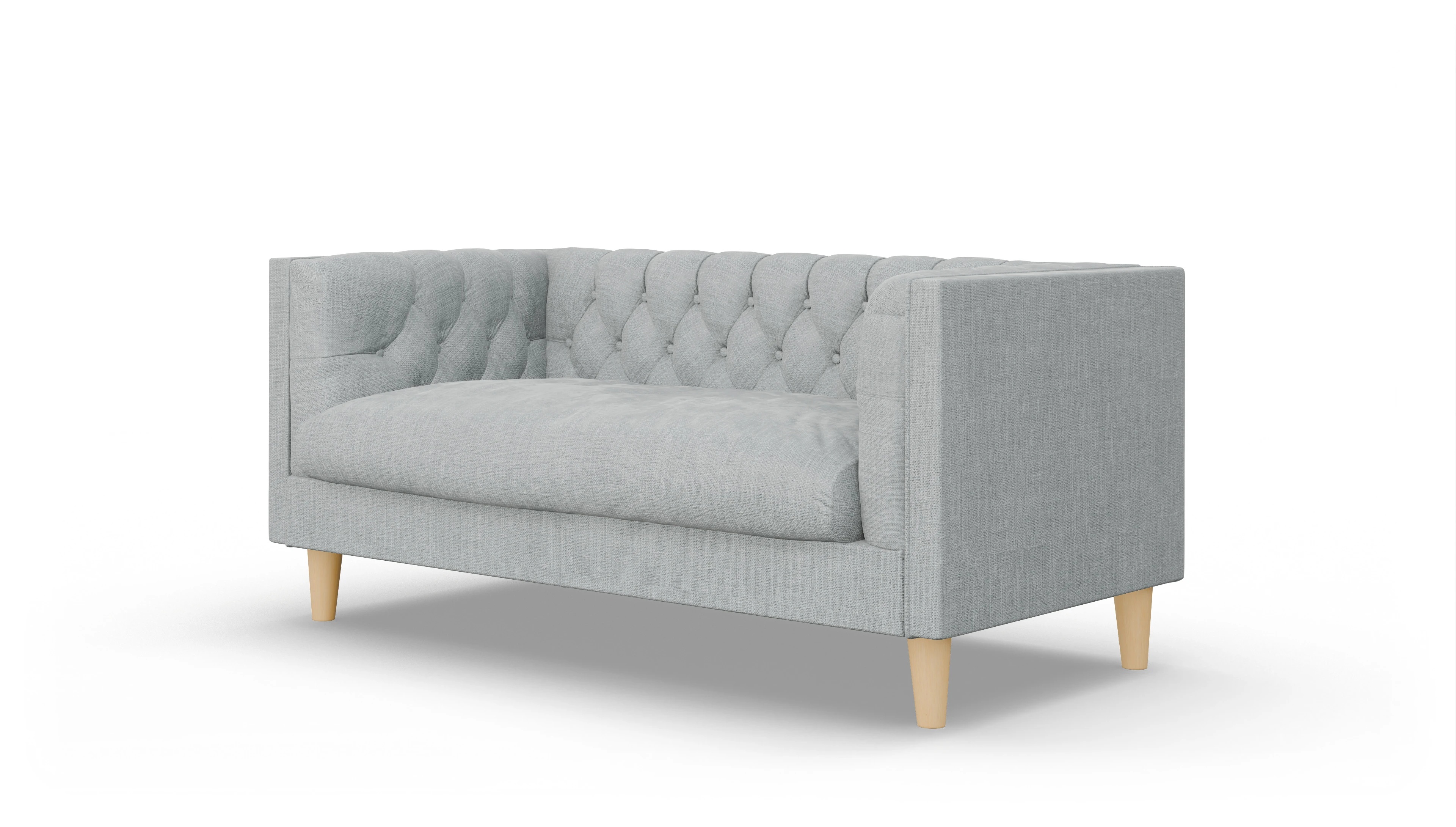 Ansicht des Produktes NewChester.01 2-Sitzer in Stoff grau